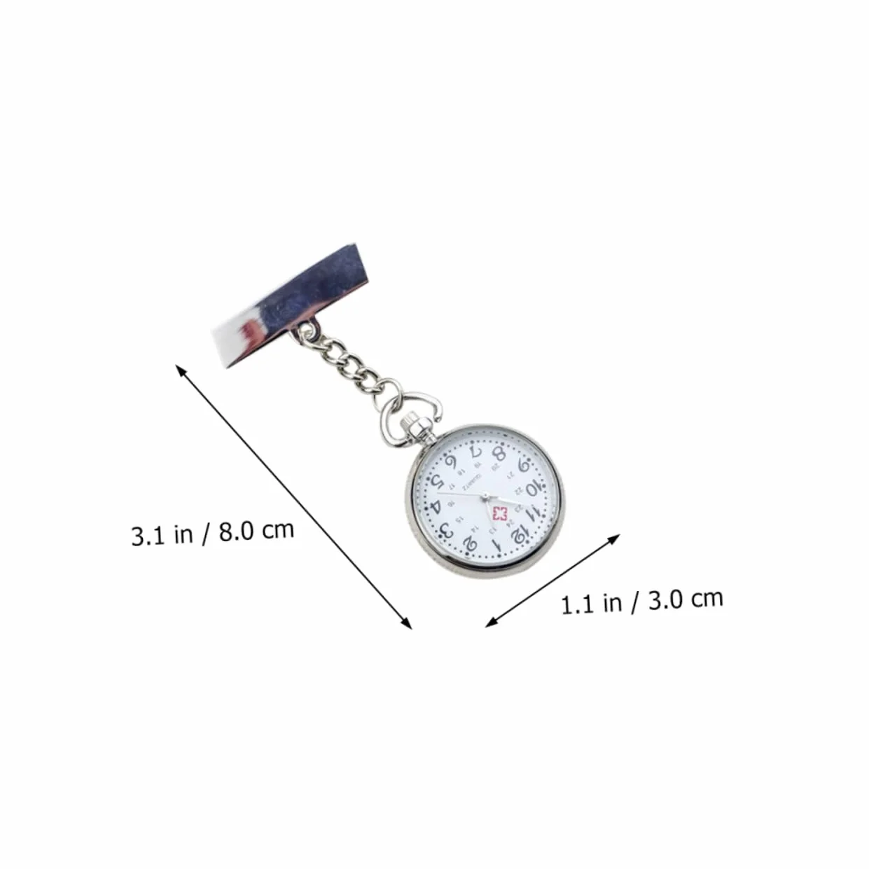 Amosfun 2 Sztuk Zegarek Kieszonkowy Relojes Para Mujeres Dziewczyna Zegarek Zegarek Damski Zegarki Dla Dziewczynek Klips Do Kluczy Zegarek Kieszonkowy Pielęgniarka Zegar Kieszonkowy Moda