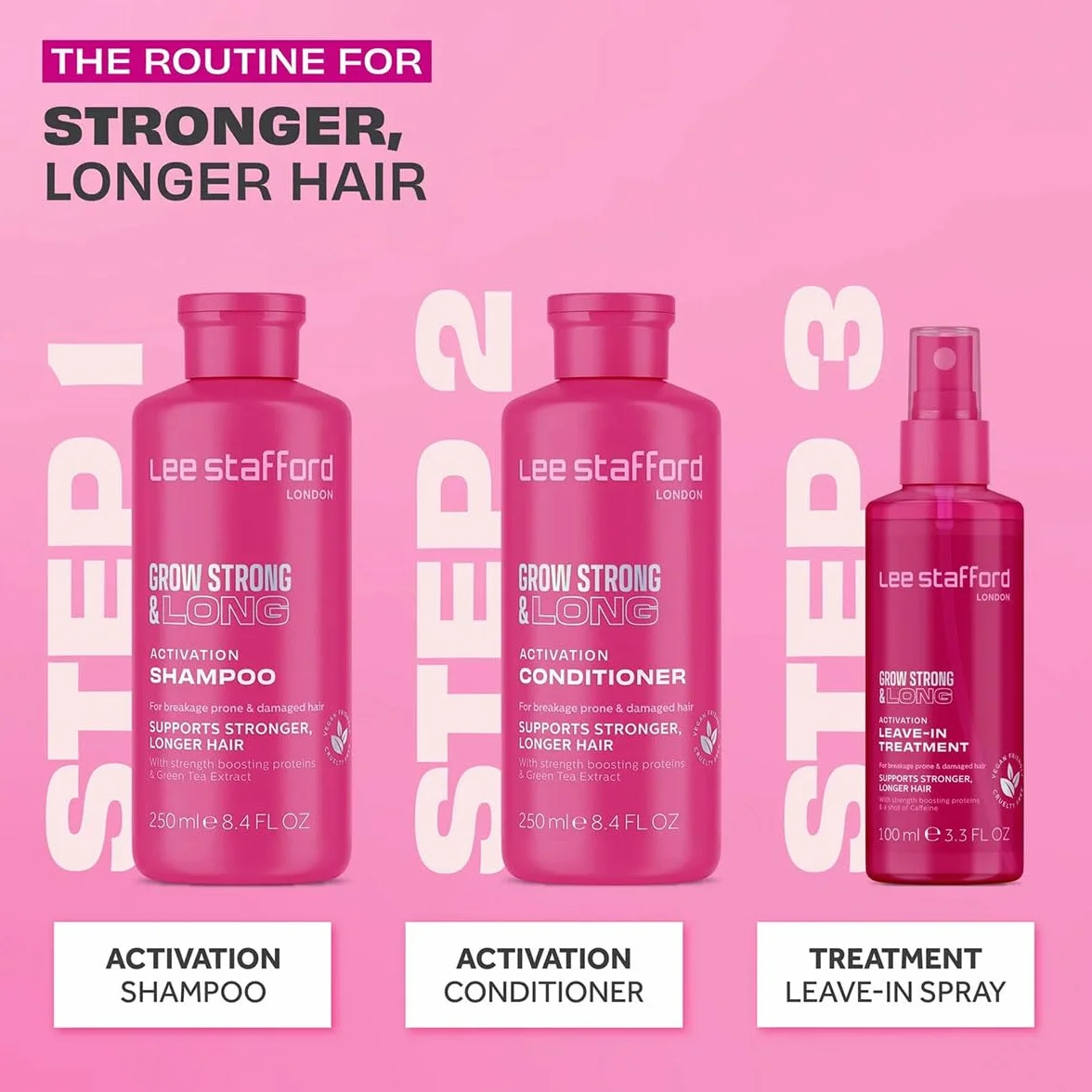 Lee Stafford Grow Long & Strong Activation Leave-In Treatment
