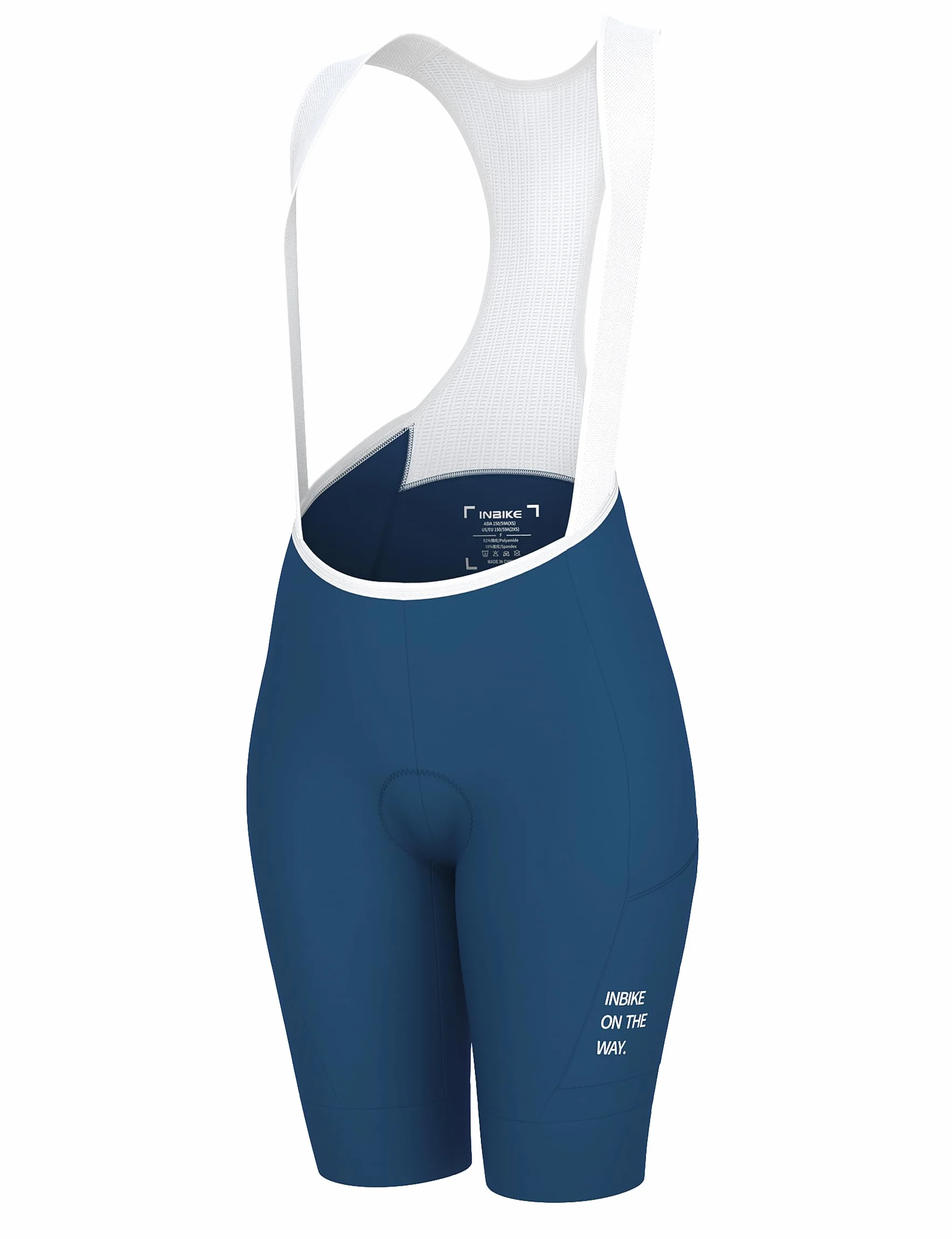 INBIKE Damskie spodenki rowerowe z ergonomicznym wyściełanym żelem Bib spodenki kolarskie do rowerów górskich Ray