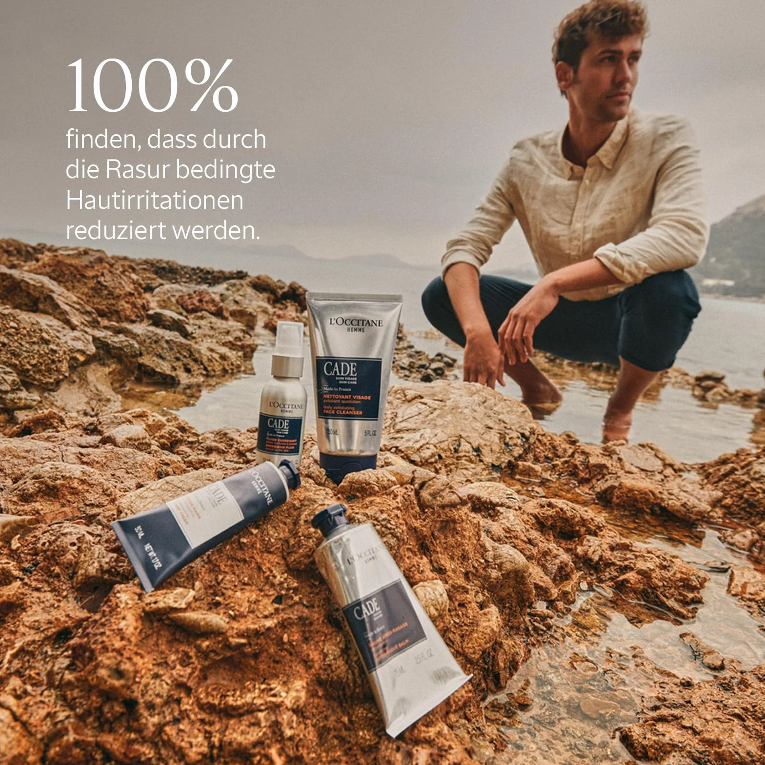 L'OCCITANE - Cade komfortowy balsam po goleniu - 75 ml - Wyprodukowano we Francji