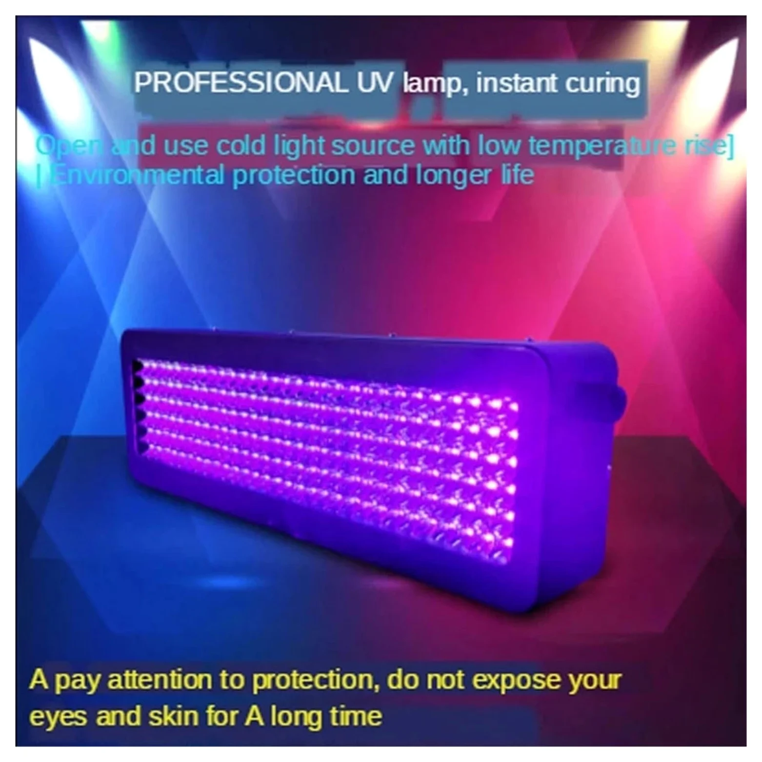 3000W 6000W 395nm 405nm 365nm UV Ultrafioletowe Utwardzanie Kleju Lampa Atramentowa Ekran Druk 3D Naświetlanie Wiele zastosowań(Model1,365nm)