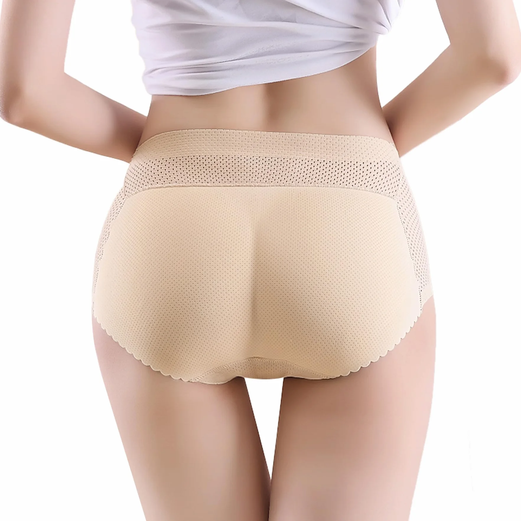 Damskie wyściełane spodnie podnoszące pośladki, bielizna modelująca, kontrola brzucha, bezszwowe, podnoszące biodra, bielizna modelująca sylwetkę