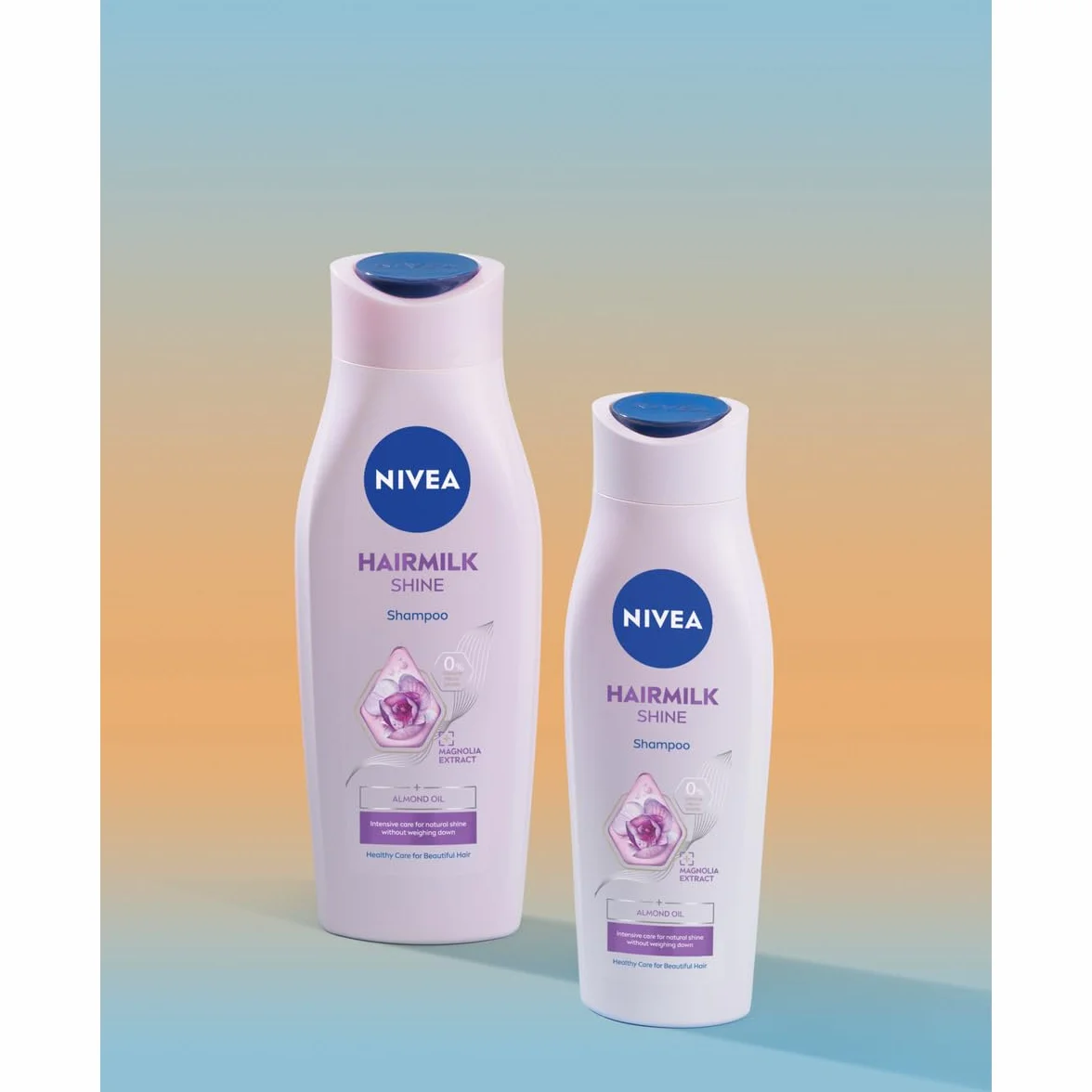 NIVEA Hairmilk Shine Ochronny szampon do włosów dla naturalnego połysku z olejkiem migdałowym 400 ml