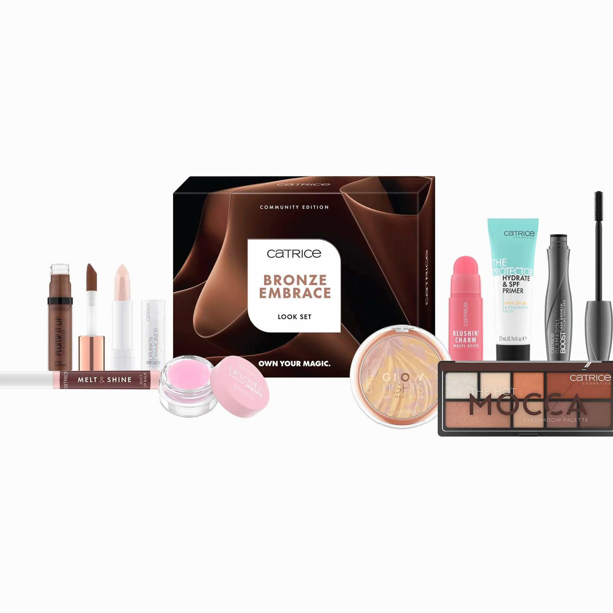 Catrice Zestaw do makijażu Bronze Embrace Look Set naturalny błyszczący