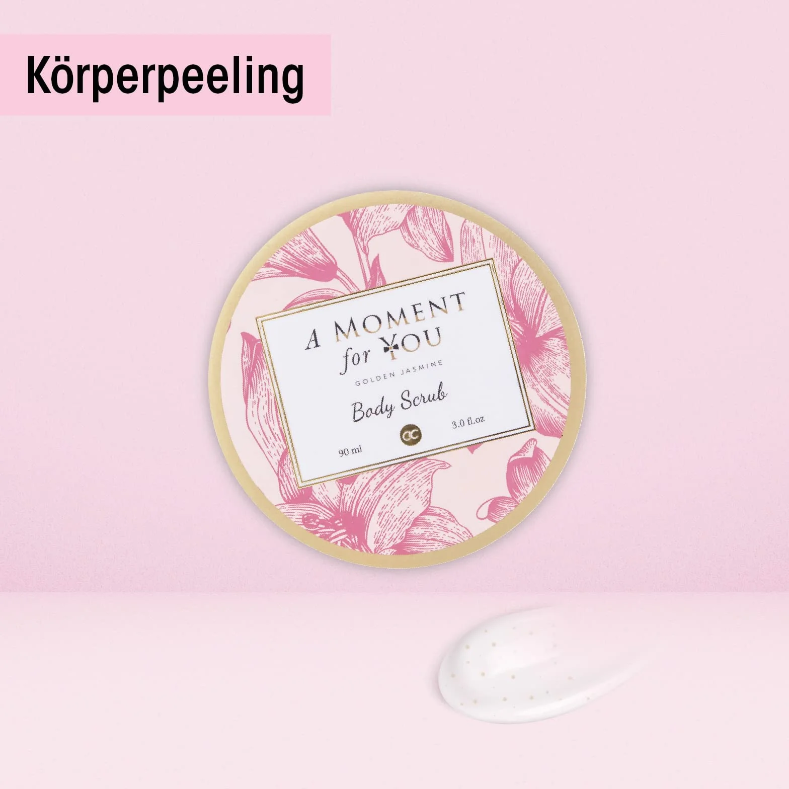 accentra - Zestaw upominkowy dla kobiet o zapachu jaśminu A moment for you - luksusowy zestaw kosmetyczny z żelem pod prysznic, solą do kąpieli, balsamem do ciała, szorowaniem i gąbką siatkową itp. –