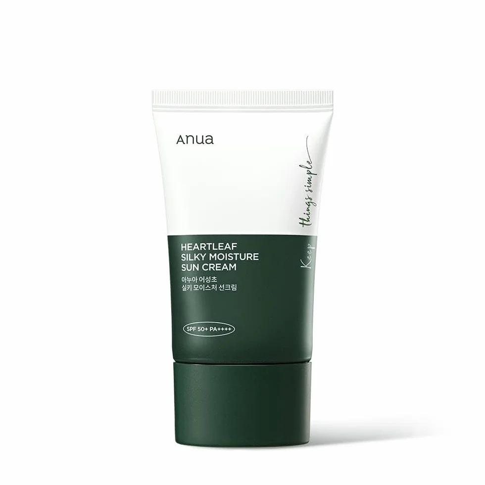 Anua Heartleaf Silky Moisture krem przeciwsłoneczny 50 ml