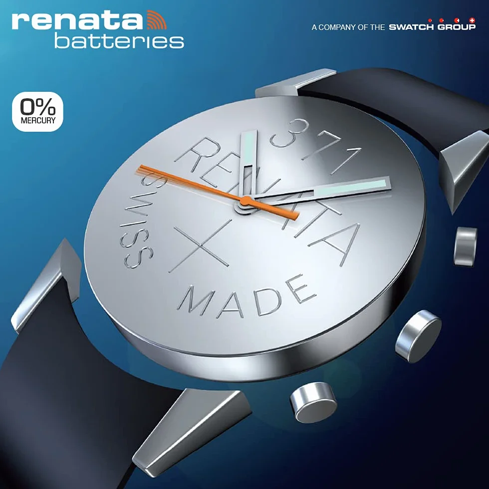 Renata Bateria zegarka Swiss Made Renata 397 lub SR726SW lub AG2 1,5 V szybka wysyłka (3 x 397 lub SR 726 SW)
