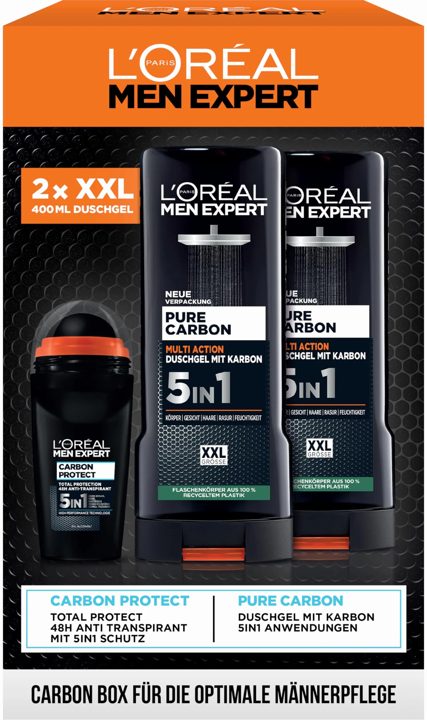 L’Oréal Paris Men Expert Pure Carbon Zestaw Kosmetyków 3 Elementy