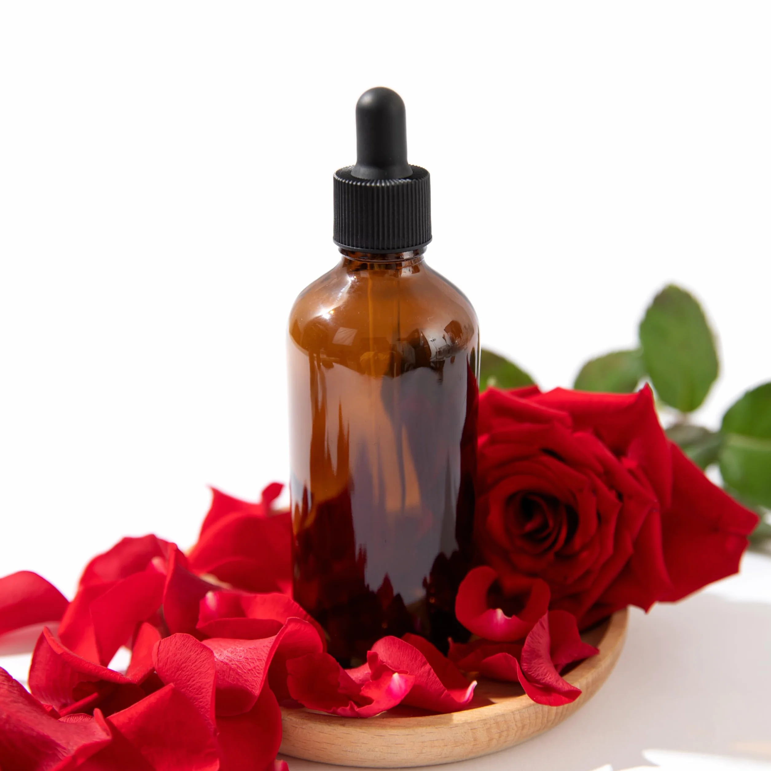 Magic Season Butelki na olejek eteryczny - bursztynowe / 100 ml z zakraplaczem / 2 szt