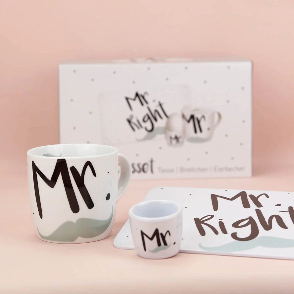 Zestaw śniadaniowy Mr. Right 3-częściowy