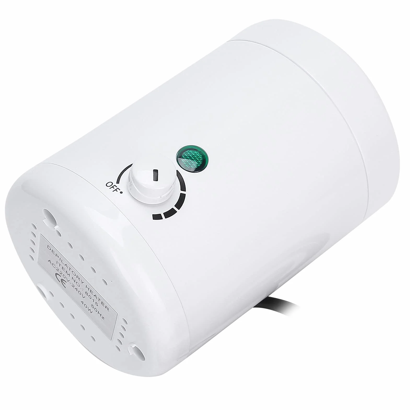 Przenośny Podgrzewacz do Wosku Mini Podgrzewacz do Wosku do Włosów, Elektryczna Maszyna do Podgrzewania na Gorąco do Usuwania Włosów, Podgrzewacz do Wosku, 5,6 X 3,7 Cala(Wtyczka EU 220 V)