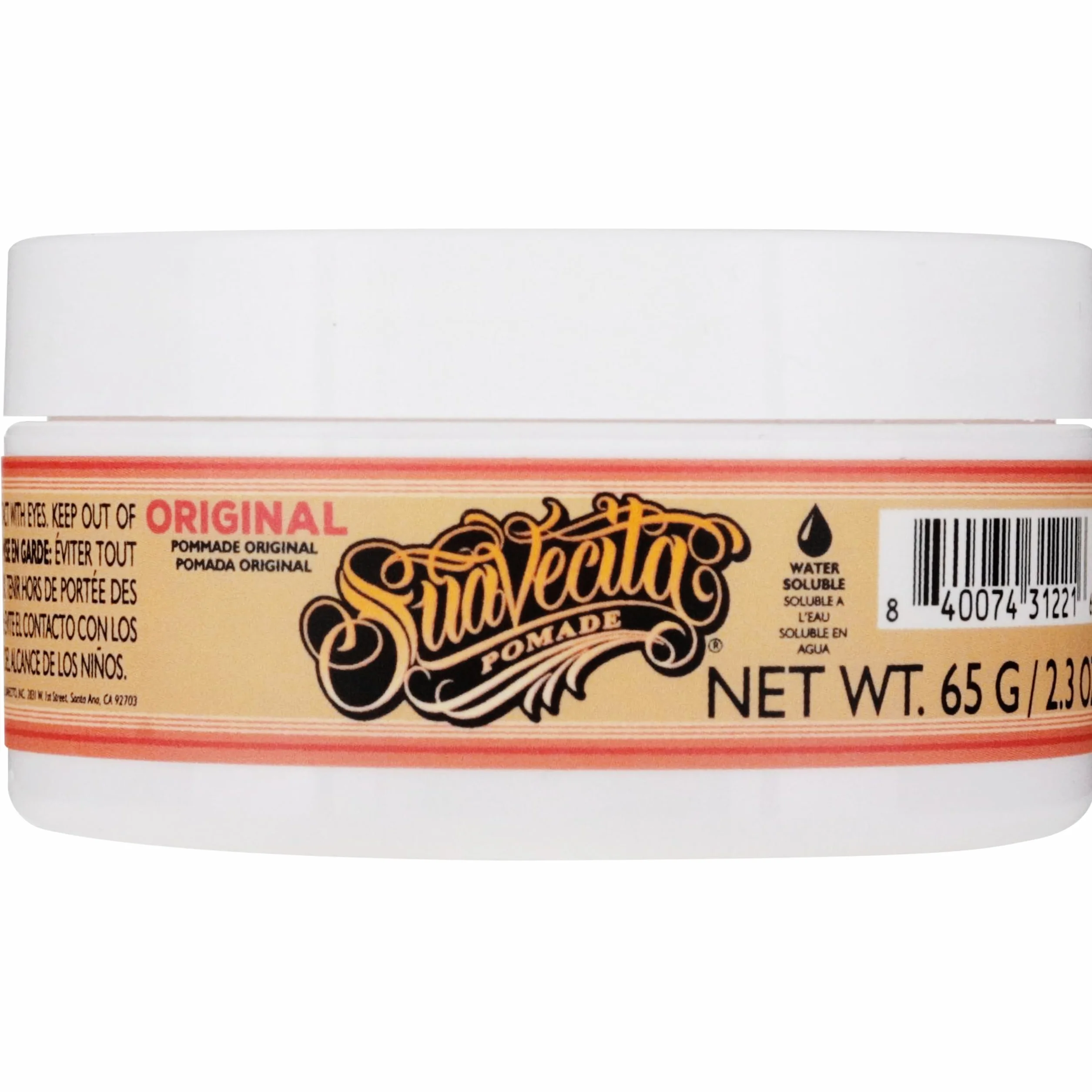 Suavecita Hair Pomade For Women Water Based, Medium Firm Hold Female Pomade 4oz/113g