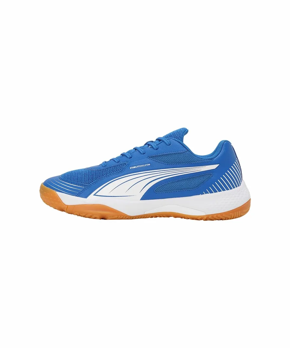 PUMA Solarflash Iii buty do hali unisex, Puma Team Royal PUMA biały, 42 EU