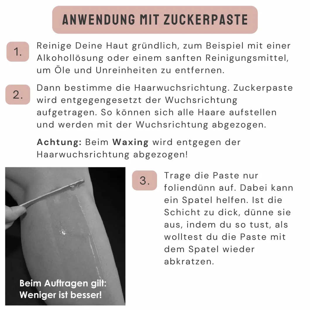 Sugaring pasta cukrowa 500 g | 100% wegańska natura | delikatne, bezbolesne usuwanie włosów | 1 puszka wosku cukrowego | jedwabiście gładka skóra do 4 tygodni | dla mężczyzn i kobiet (mocna)