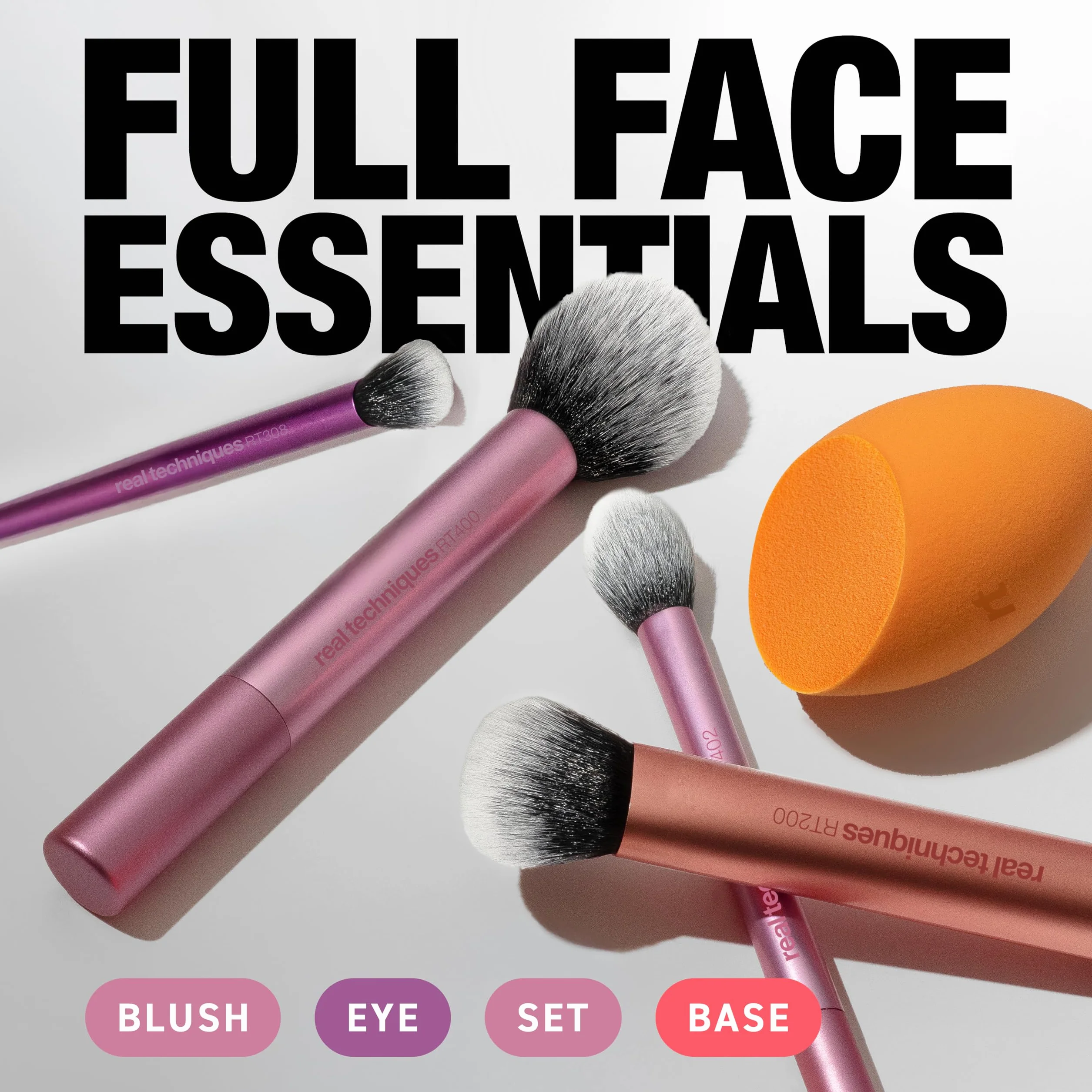 Real Techniques Everyday Essentials Zestaw do Makijażu Twarzy - 5 Sztuk