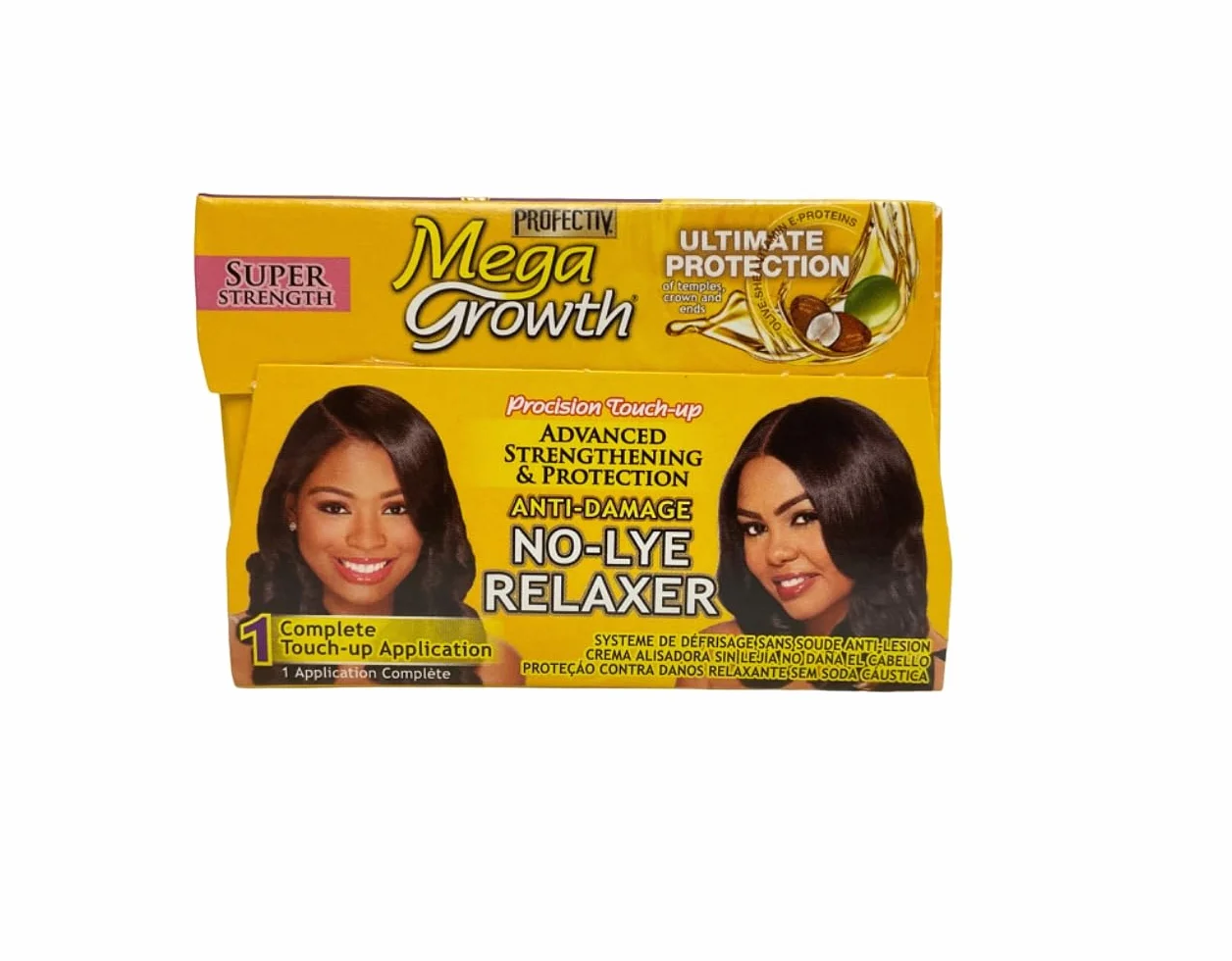 Profectiv Mega Growth No-Lye 1 Touch Up Relaxer Kit Super