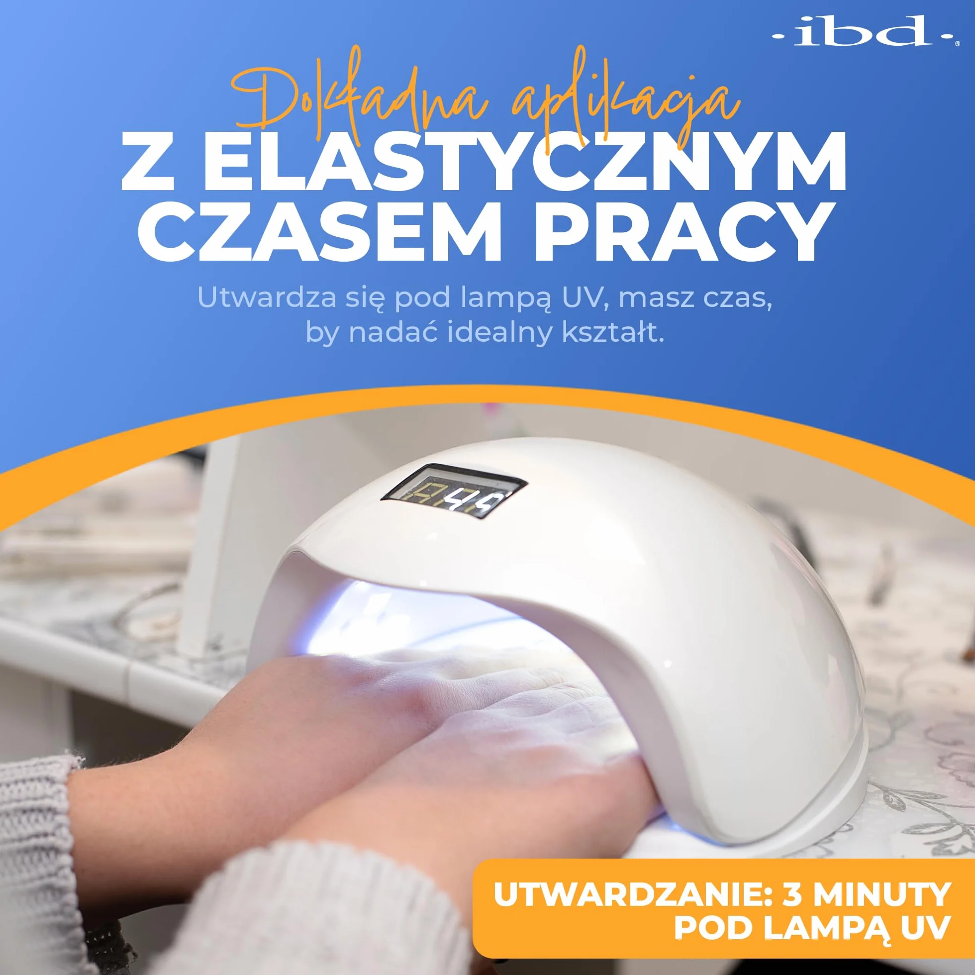 IBD Hard Gel Builder Gel Clear 14 g żel budujący do paznokci żelowych