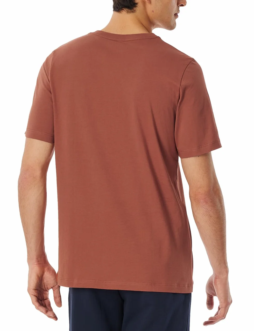 Schiesser Góra od pidżamy Mężczyźni Schiesser Herren Schlafshirt Kurzarm Rundhals - Mix + Relax