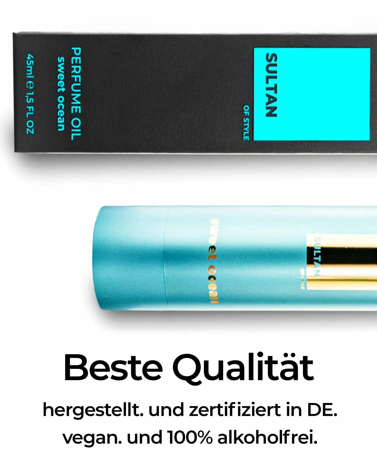 Sultan of Style Sweet Ocean Olejek Perfumowy dla Mężczyzn 100% Bez Alkoholu