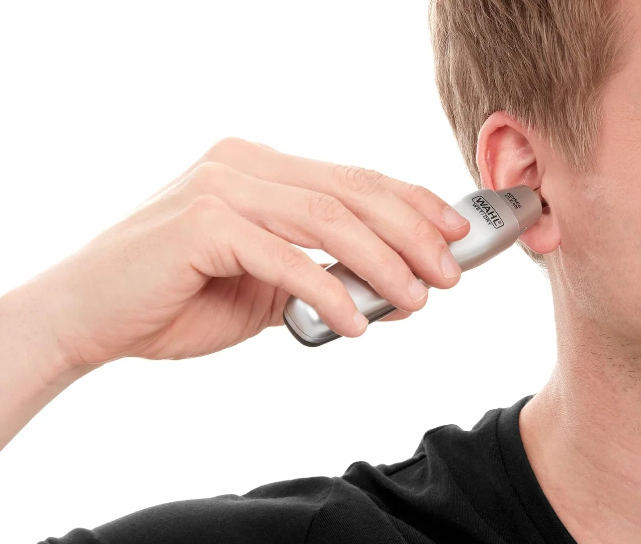 Wahl 5545 – 2416 osobisty trymer 3 w 1 do włosów w nosie i uszach, zmywalny, zasilany bateriami