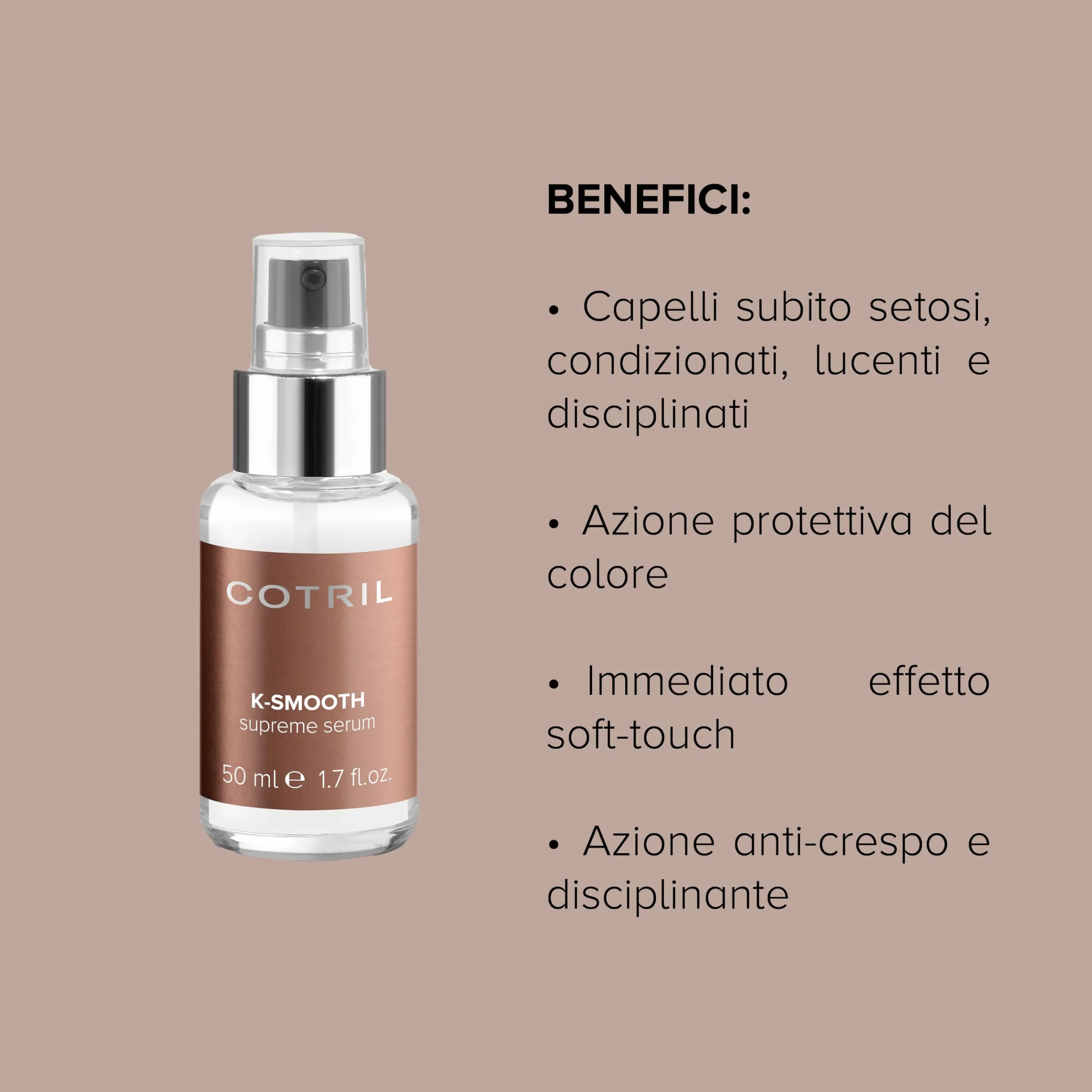 Cotril K-Smooth Serum Supreme 50ml jedwabiste dyscyplinujące serum