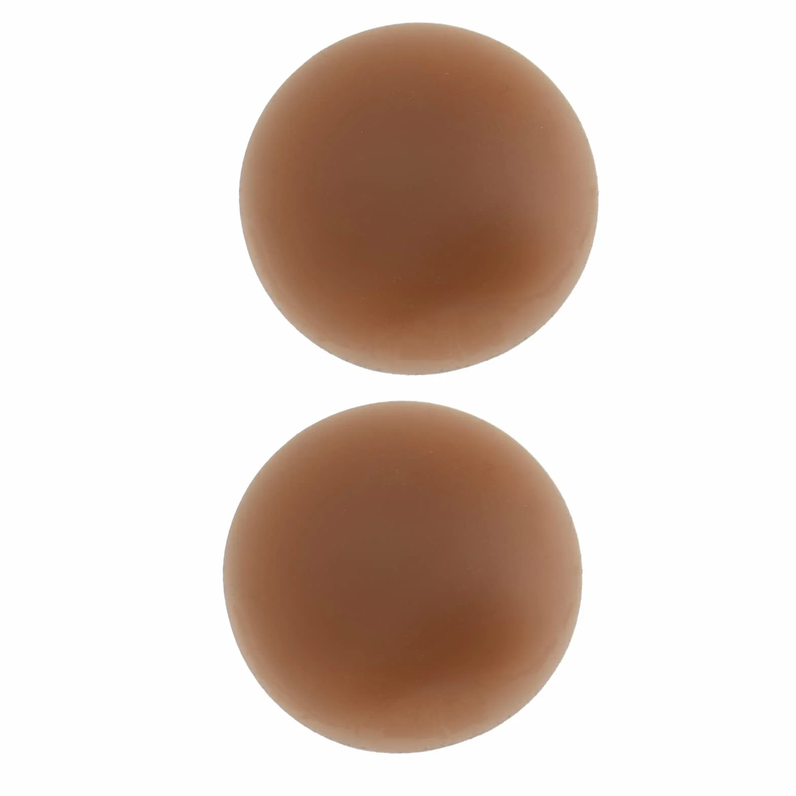 Qcwwy Silikonowe Samoprzylepne Paszteciki, Specjalnie Zaprojektowane Dla Kobiet, Brązowy, L = 10 cm (Nude)