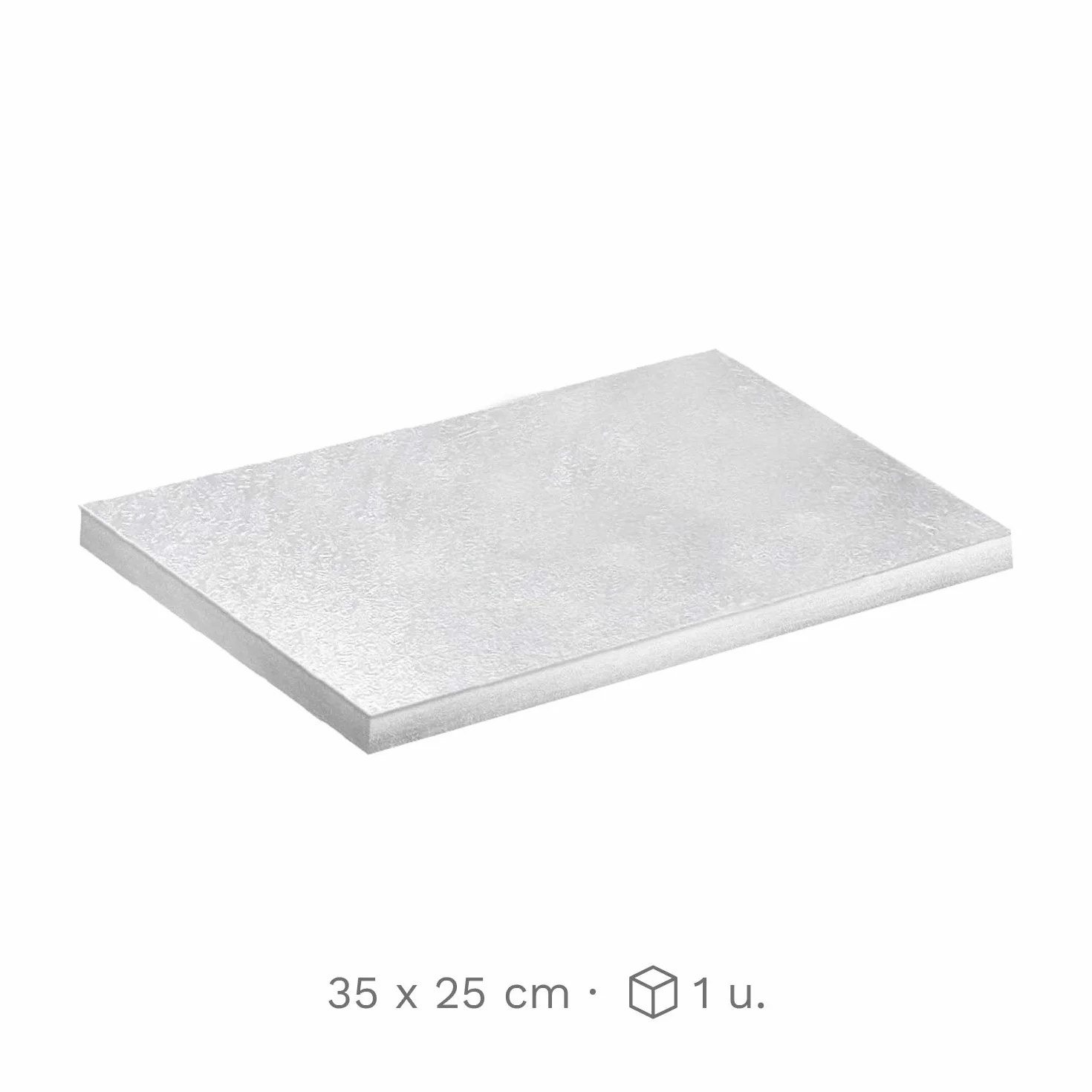 Dekora - Uchwyt na ciasto | Podstawa tortu o prostokątnym kształcie - 35 x 25 cm