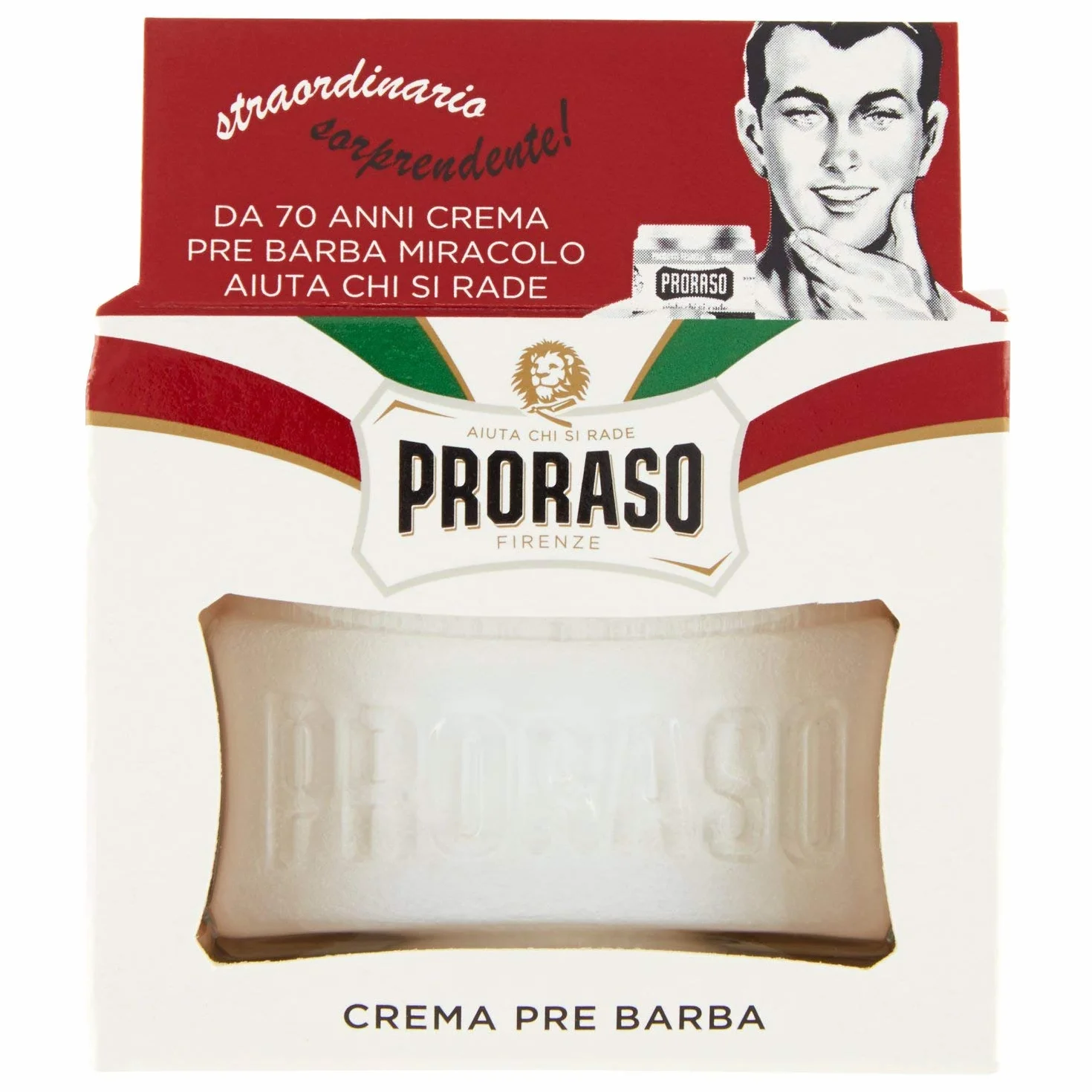 PRORASO WHITE Łagodzący krem przed goleniem 100ml