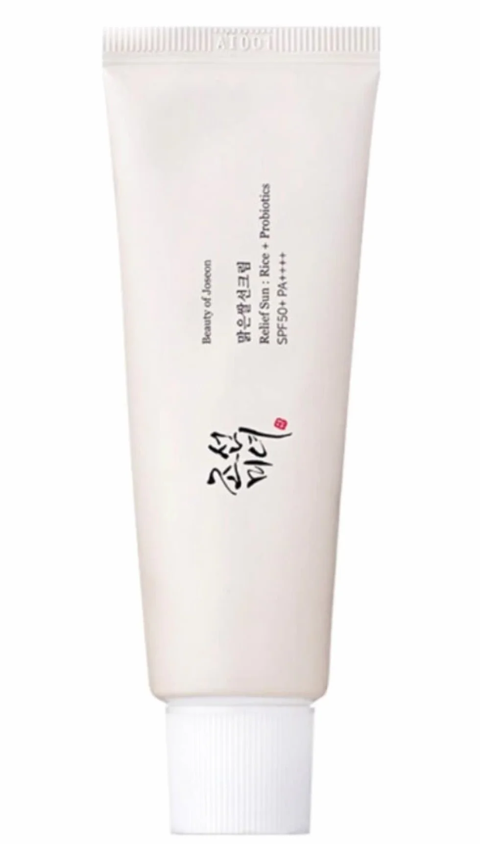 Beauty of Joseon Rice Probiotics Sunscreen Spf 50+ Sunscreen with rice extracts.