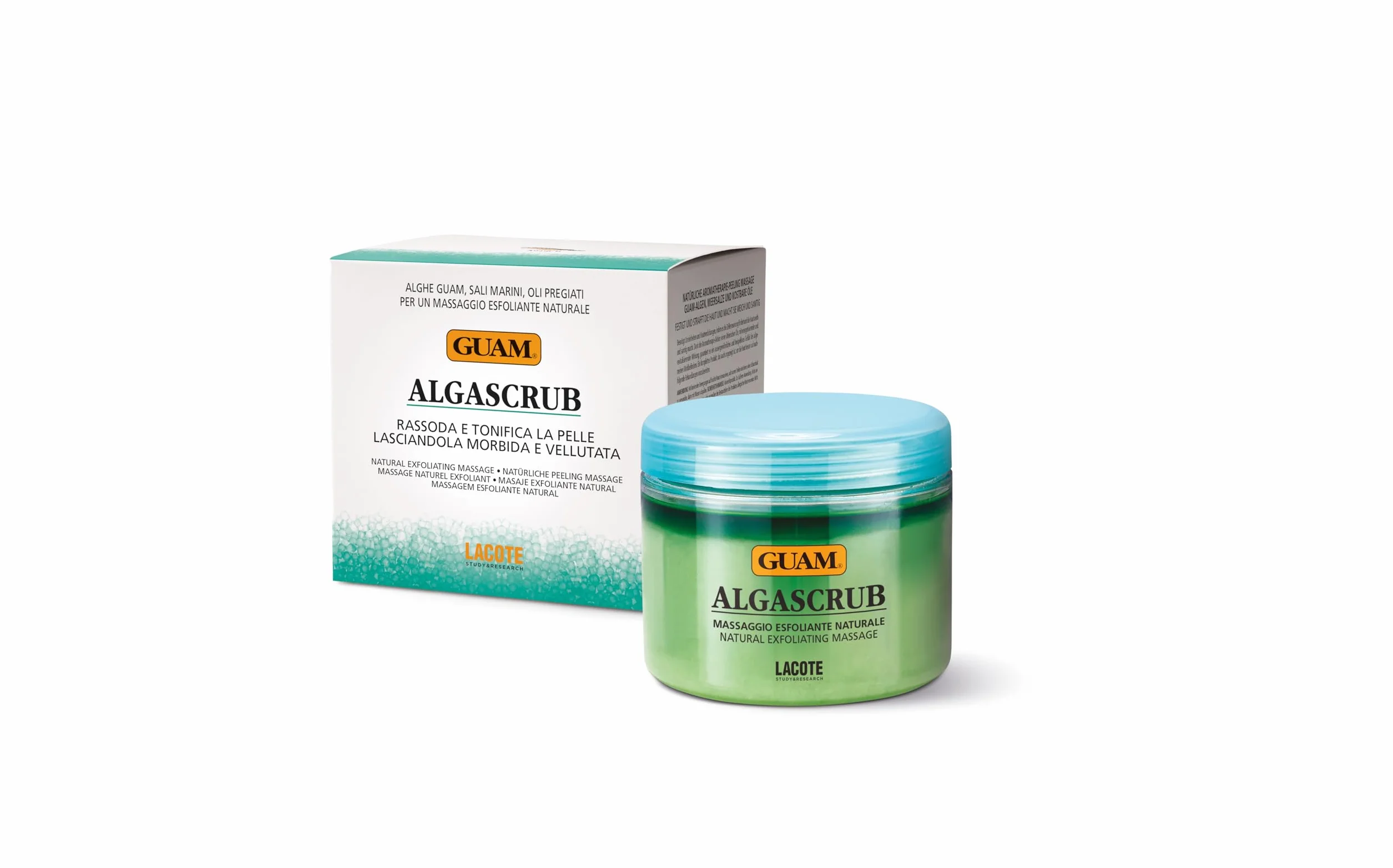 GUAM AlgaSCRUB peeling do aromaterapii z olejkami eterycznymi, szkło o wadze 700 g