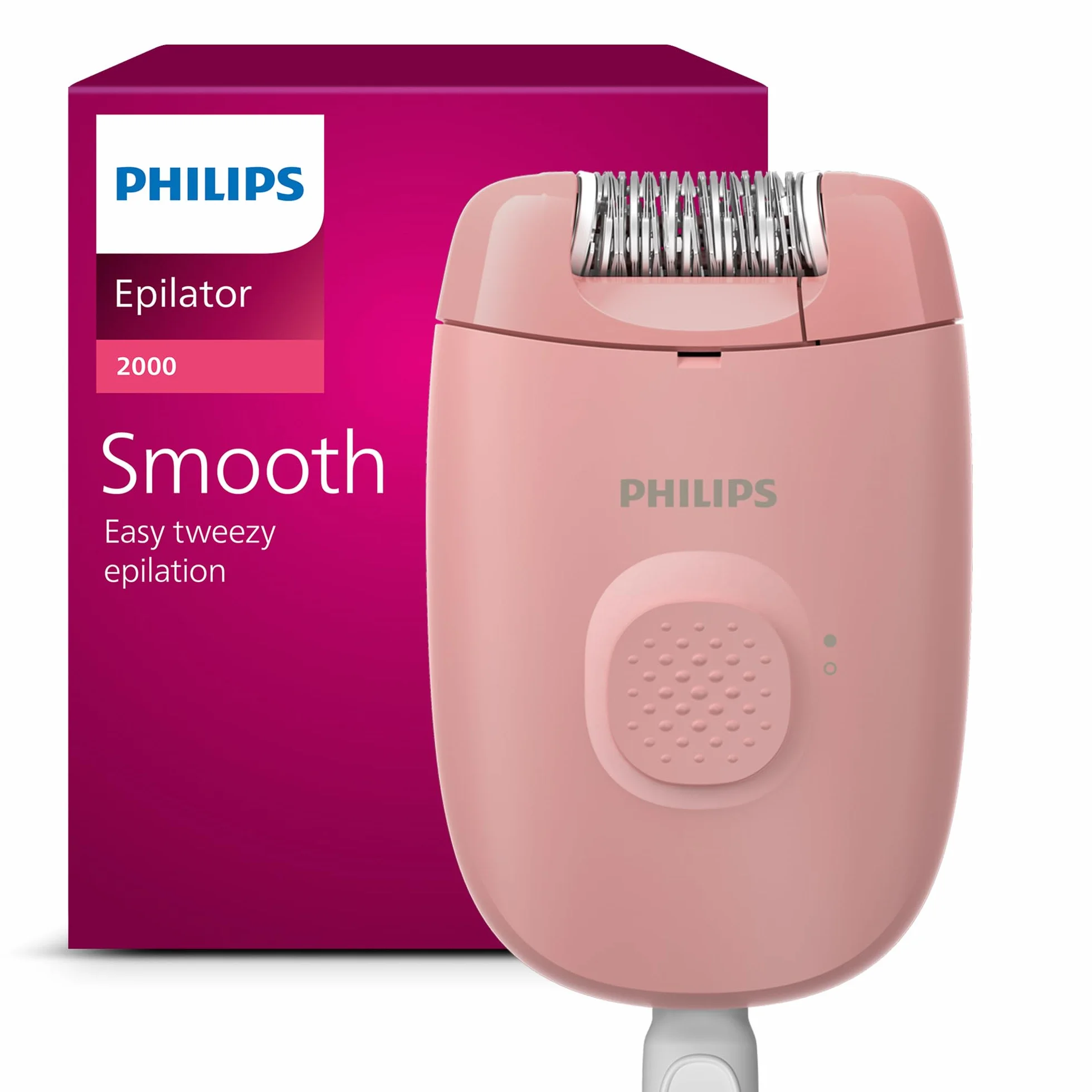 Philips Depilator serii 2000, depilator przewodowy do nóg, urządzenie do usuwania włosów dla kobiet, model BRE229/00