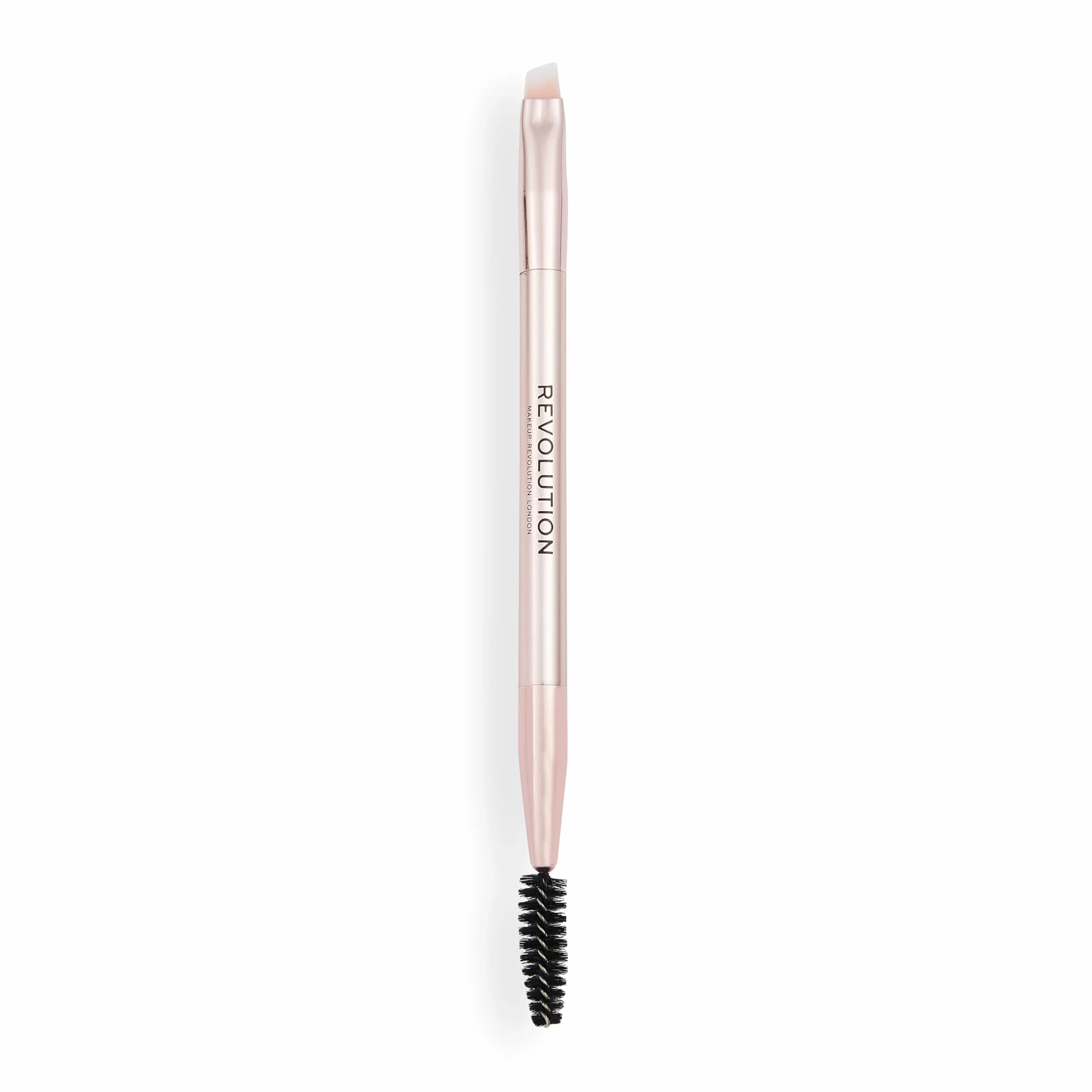 Revolution, Create Define & Fill Brow Brush (R1), aplikator do makijażu brwi, dwustronny z końcówką szpuli, wegański i wolny od okrucieństwa