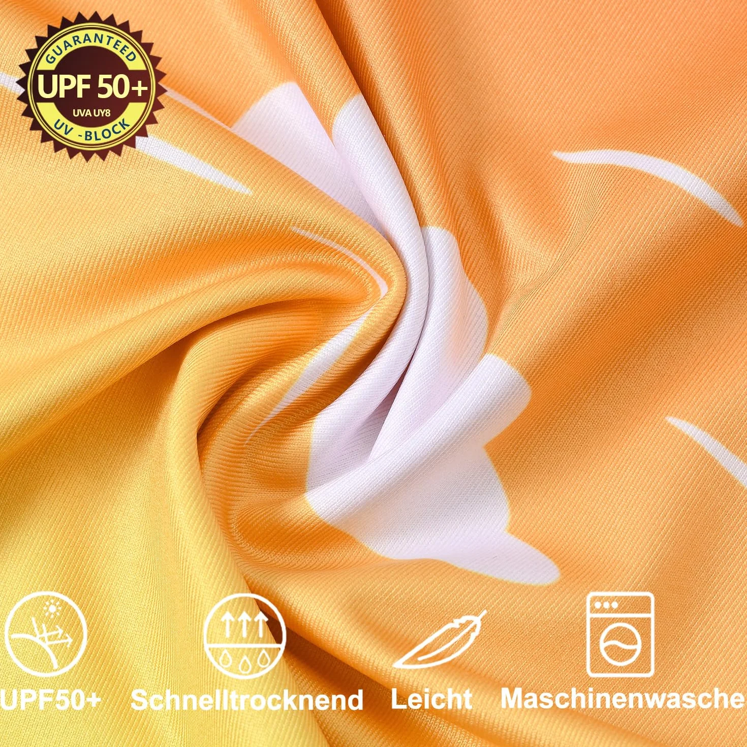 Huayuzh Rashguard męska koszulka UV do pływania