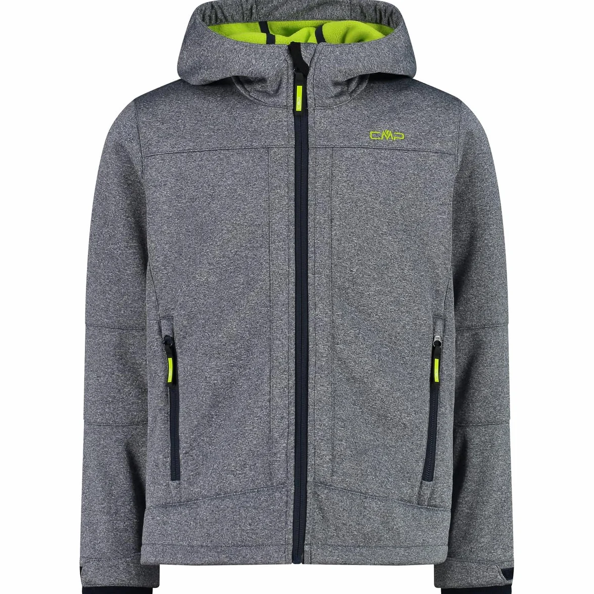 CMP Kurtka softshell Uniseks - dzieci Kurtka Softshell Melange Dla Dzieci Ze Stałym Kapturem - 3a00094m
