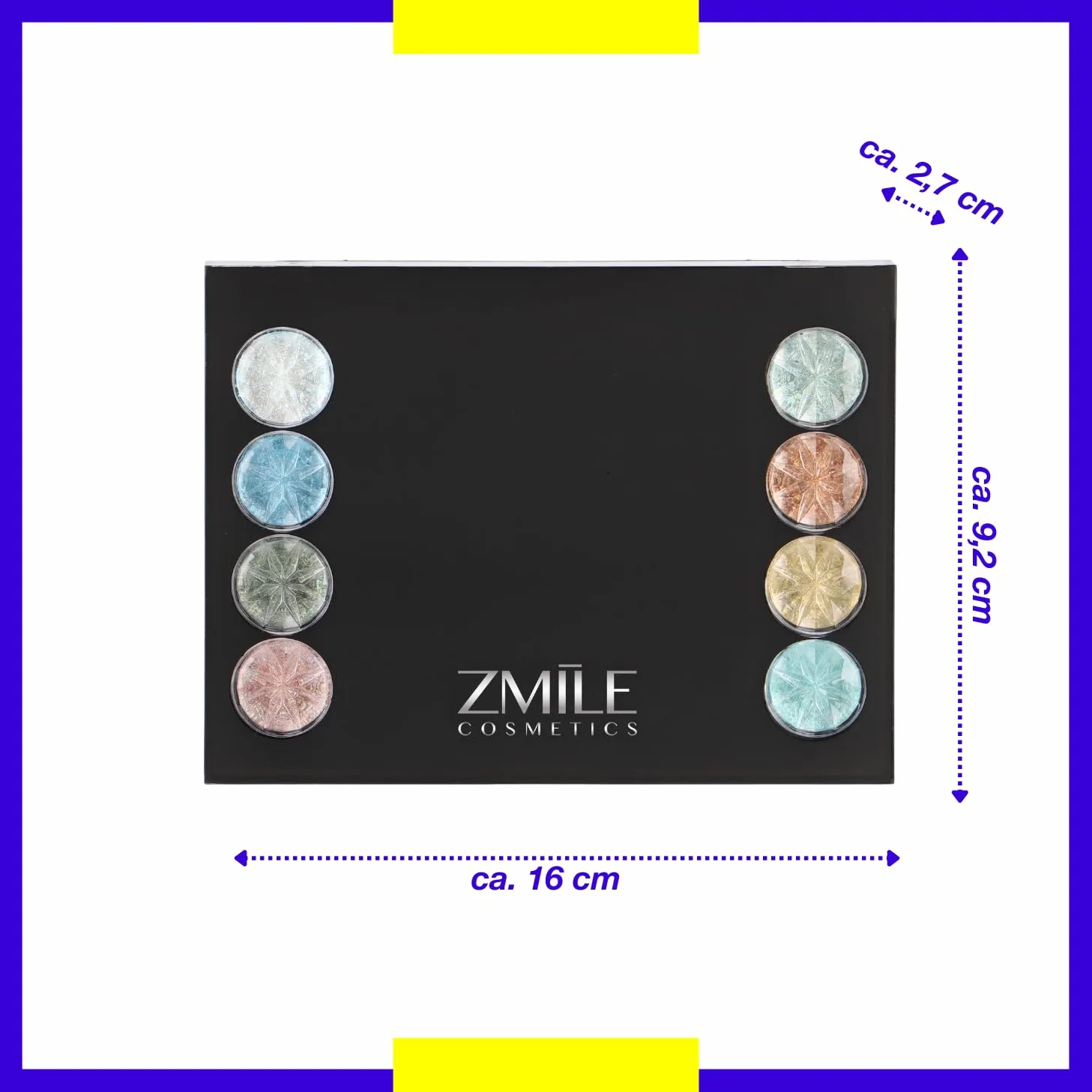 ZMILE Cosmetics Zestaw do Makijażu, Diamonds, Kosmetyki Wegańskie
