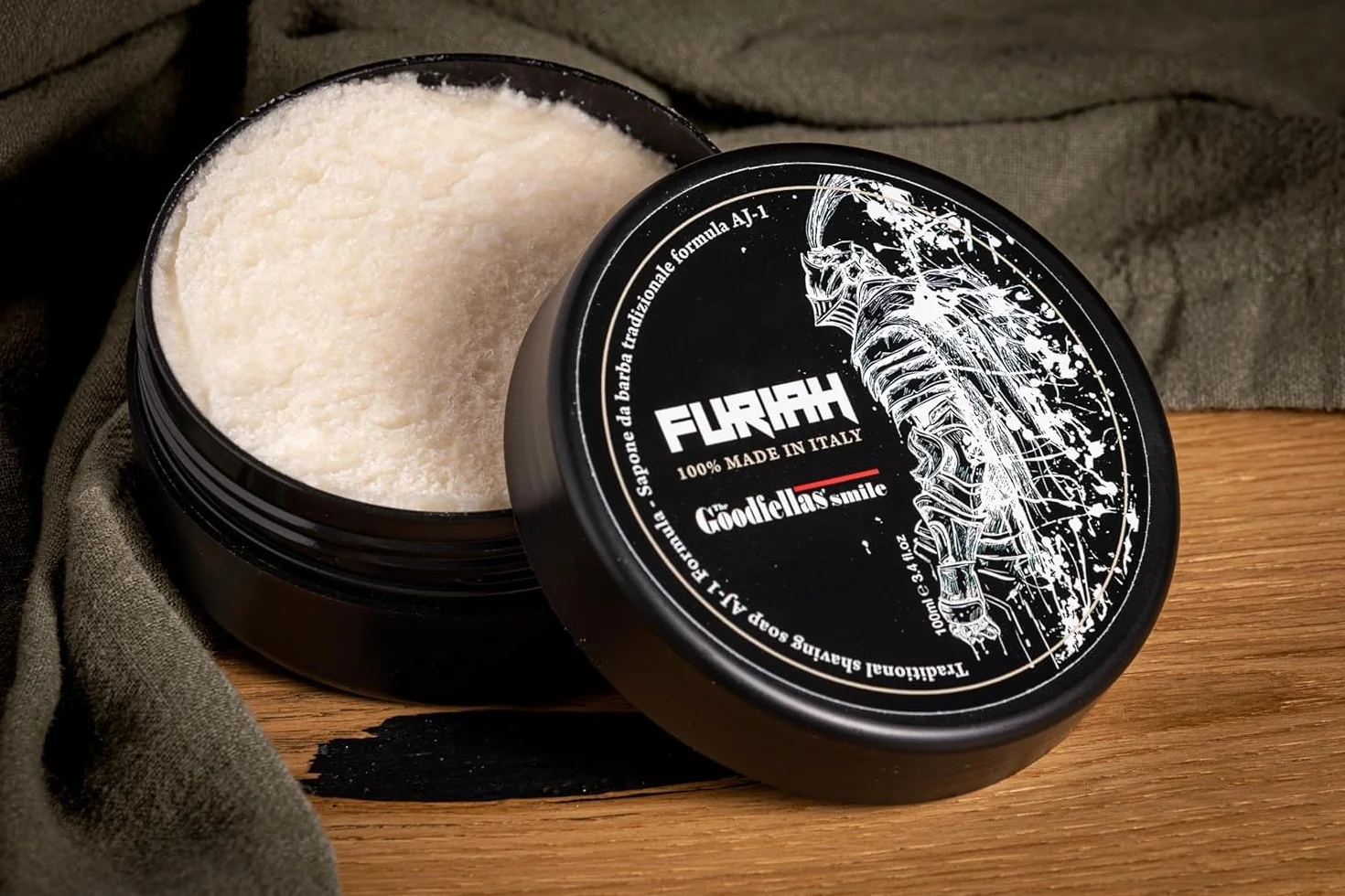 The Goodfellas' smile Furiah tradycyjne mydło do golenia Made in Italy, 100 g