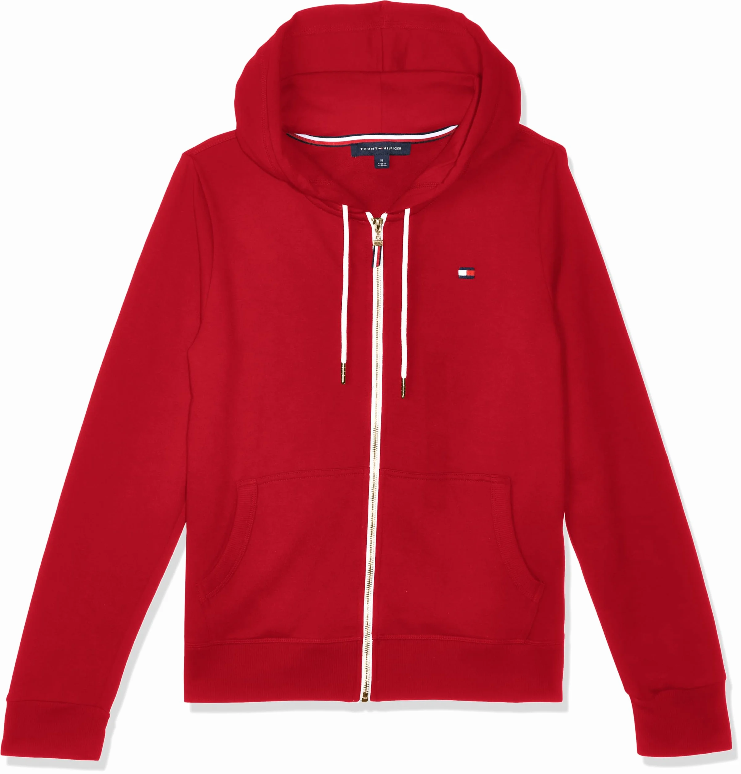 Tommy Hilfiger Bluza z kapturem damski FRENCH TERRY ZIP HOODIE - SOLID