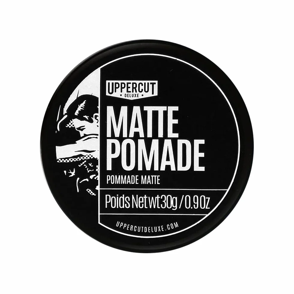 Uppercut Deluxe Matte Pomade Tin i Midi Duo 100g + 30g, Wodna Pomada Do Stylizacji Włosów Dla Mężczyzn, Średnie Utrwalenie, Mat