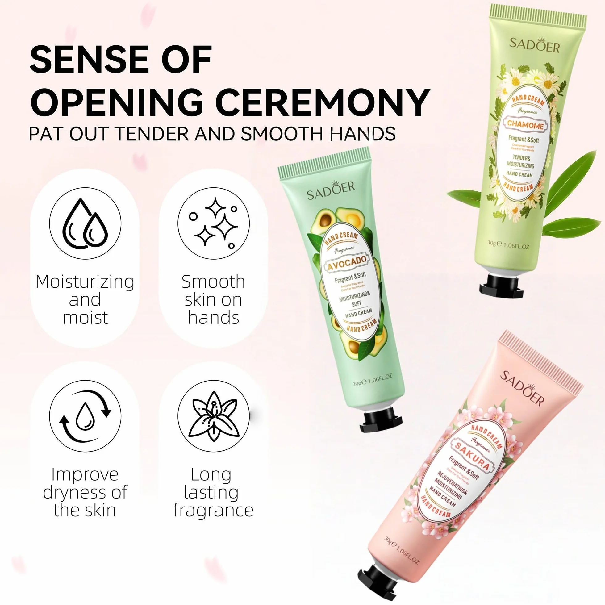 Luthando Zestaw Mini Krem do Rąk, Zestaw Prezentowy Mini Krem do Rąk, 15 x 30ml Krem Nawilżający dla Rąk i Stóp, Mała Kremka Pielęgnacyjna, Zestaw Prezentowy dla Kobiet, Mężczyzn, na Urodziny