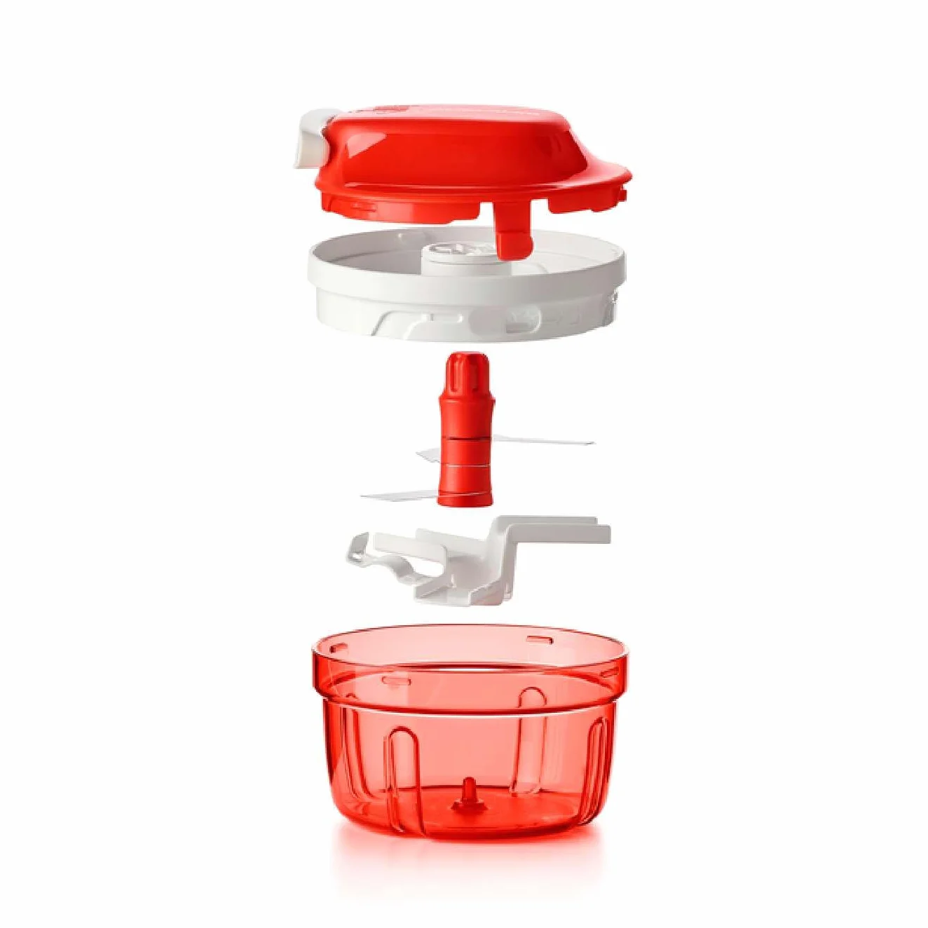 Tupperware SuperSonic Chopper Mini, 300 ml, ręczny robot kuchenny, gadżet kuchenny do rozdrabniania ziół, orzechów, czosnku, warzyw