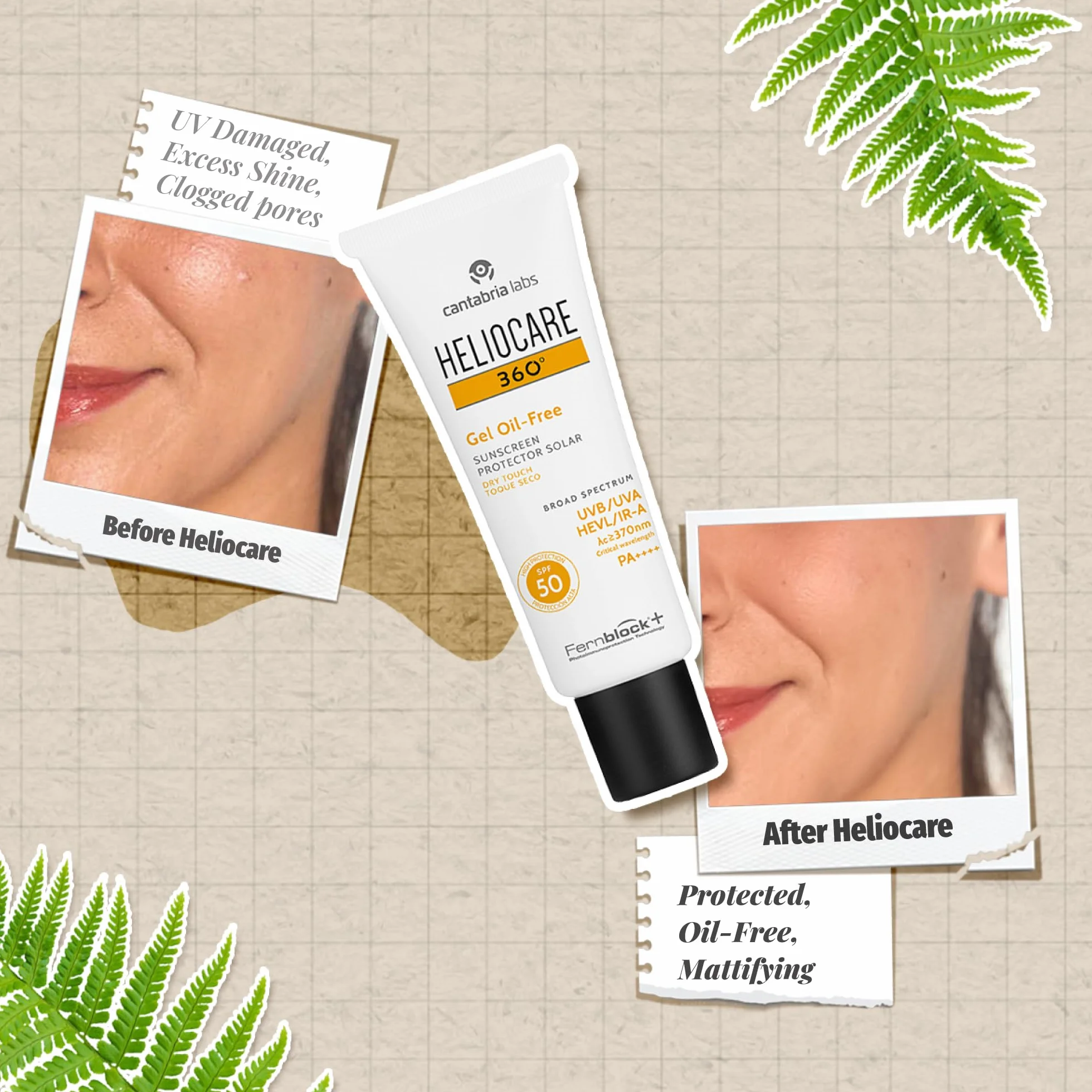Heliocare Gel Oil-Free SPF 50 Sonnenschutz Gesicht 50 ml