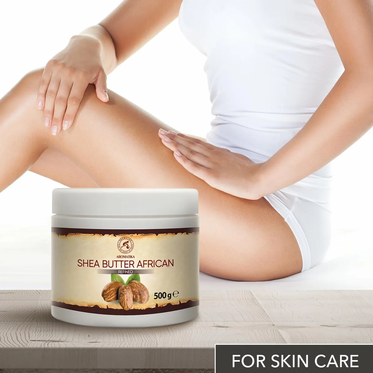 AROMATIKA Shea Butter 500g Refined 100% Pure Natural African Ghana