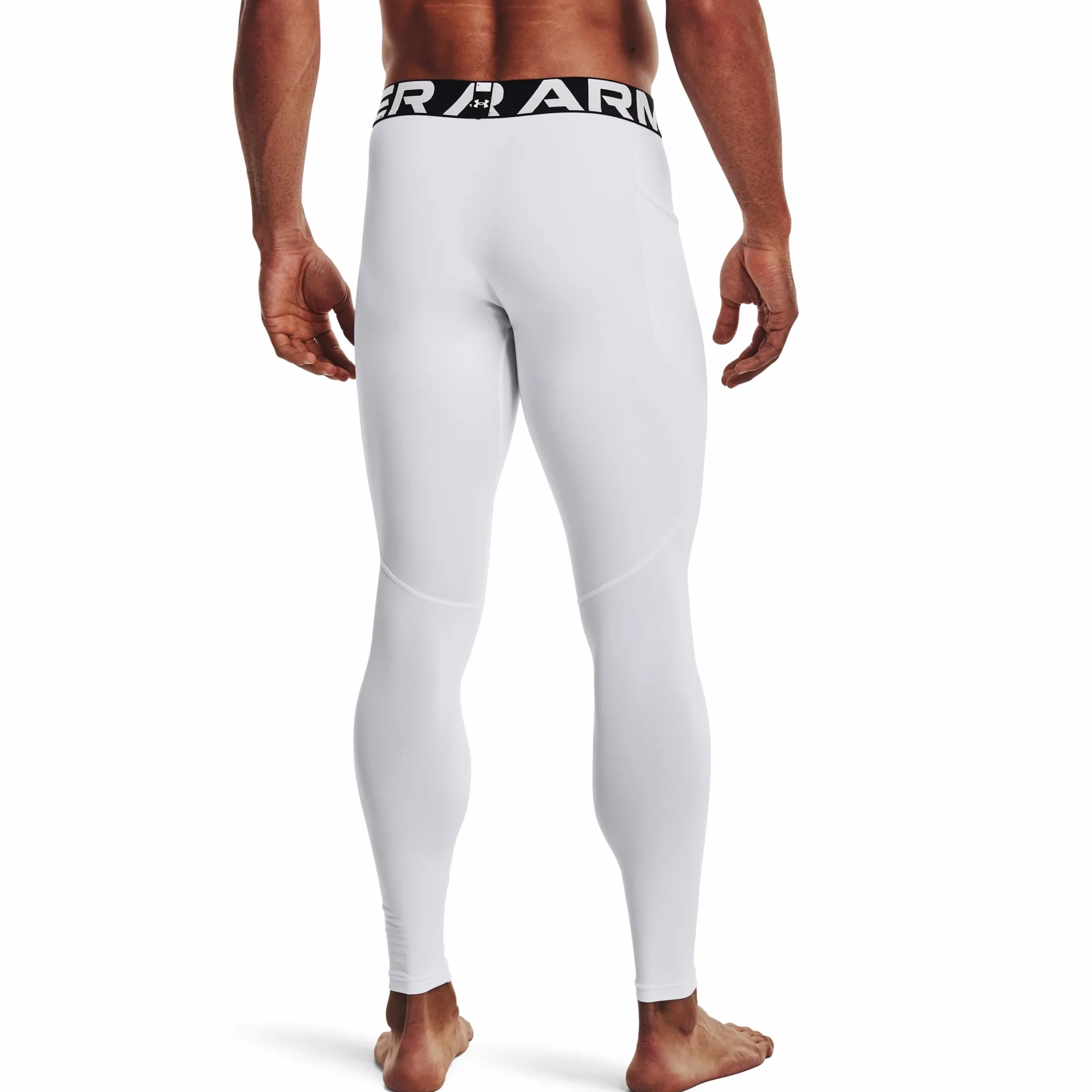 Under Armour Cg Armour Leggings - Ultra ciepłe legginsy sportowe, spodnie do biegania dla mężczyzn z 4-kierunkowym stretchem i technologią zapobiegającą powstawaniu nieprzyjemnych zapachów Mężczyźni