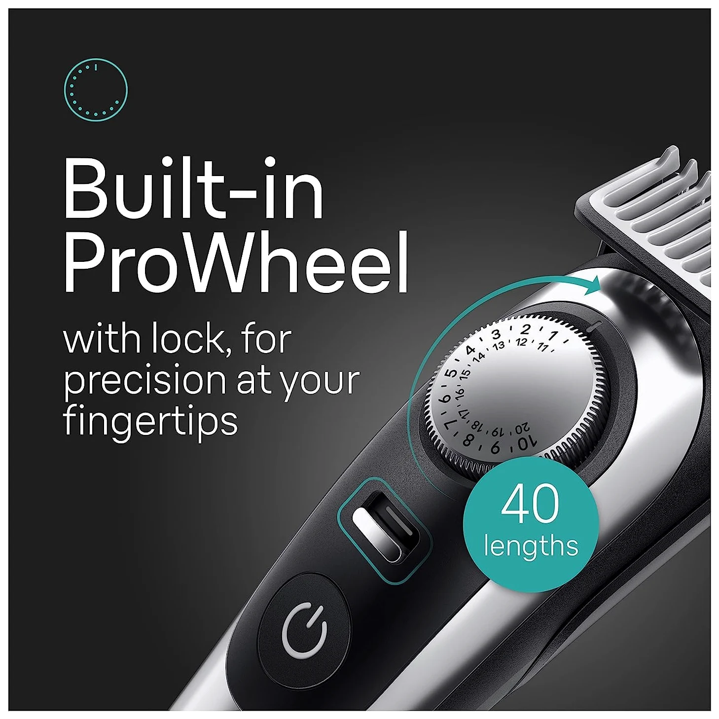 Braun Series 9 4210201448495 Golarka, Czarny, 40 długości