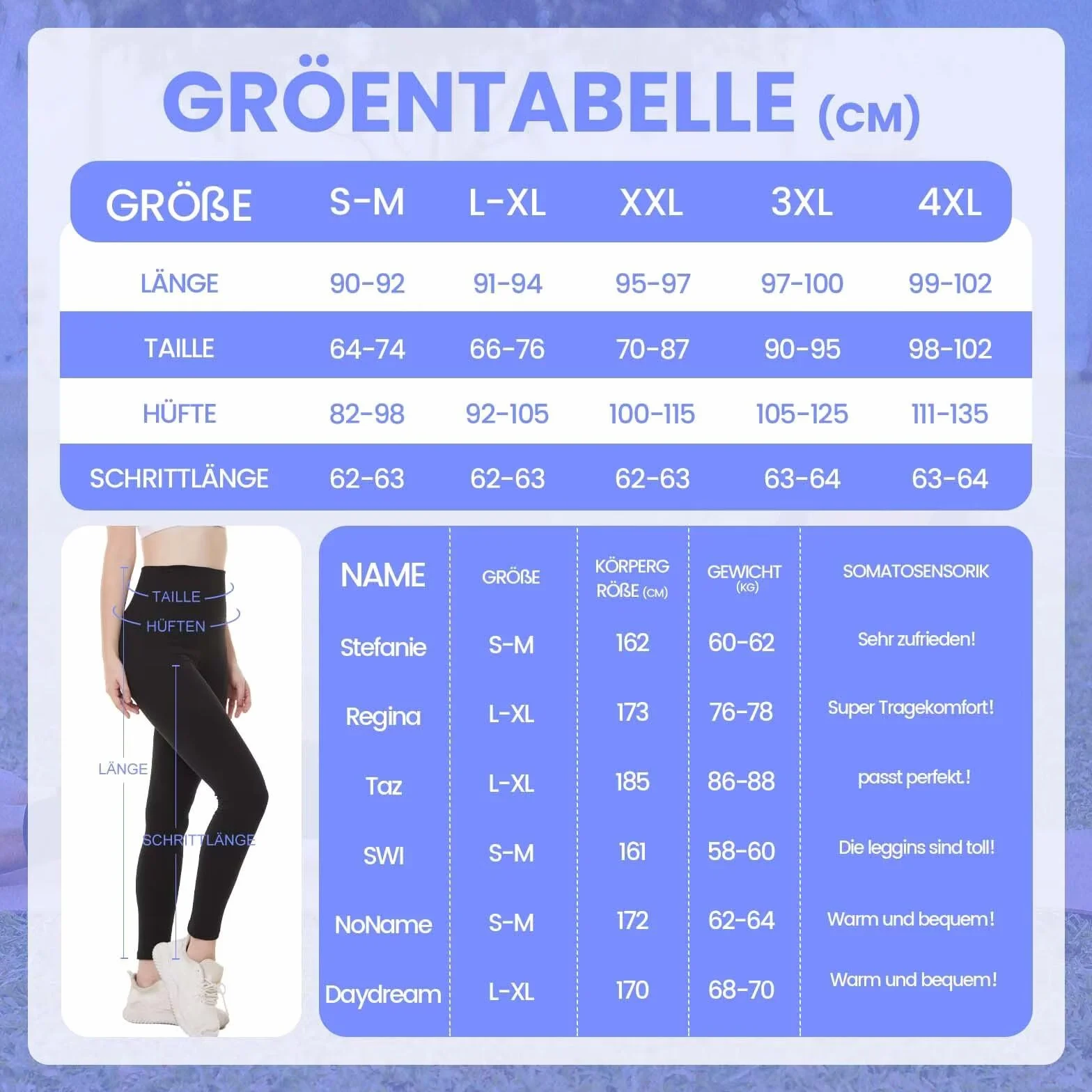 TNNZEET Damskie legginsy termiczne z wysokim stanem, damskie zimowe spodnie termiczne na jesień i zimę