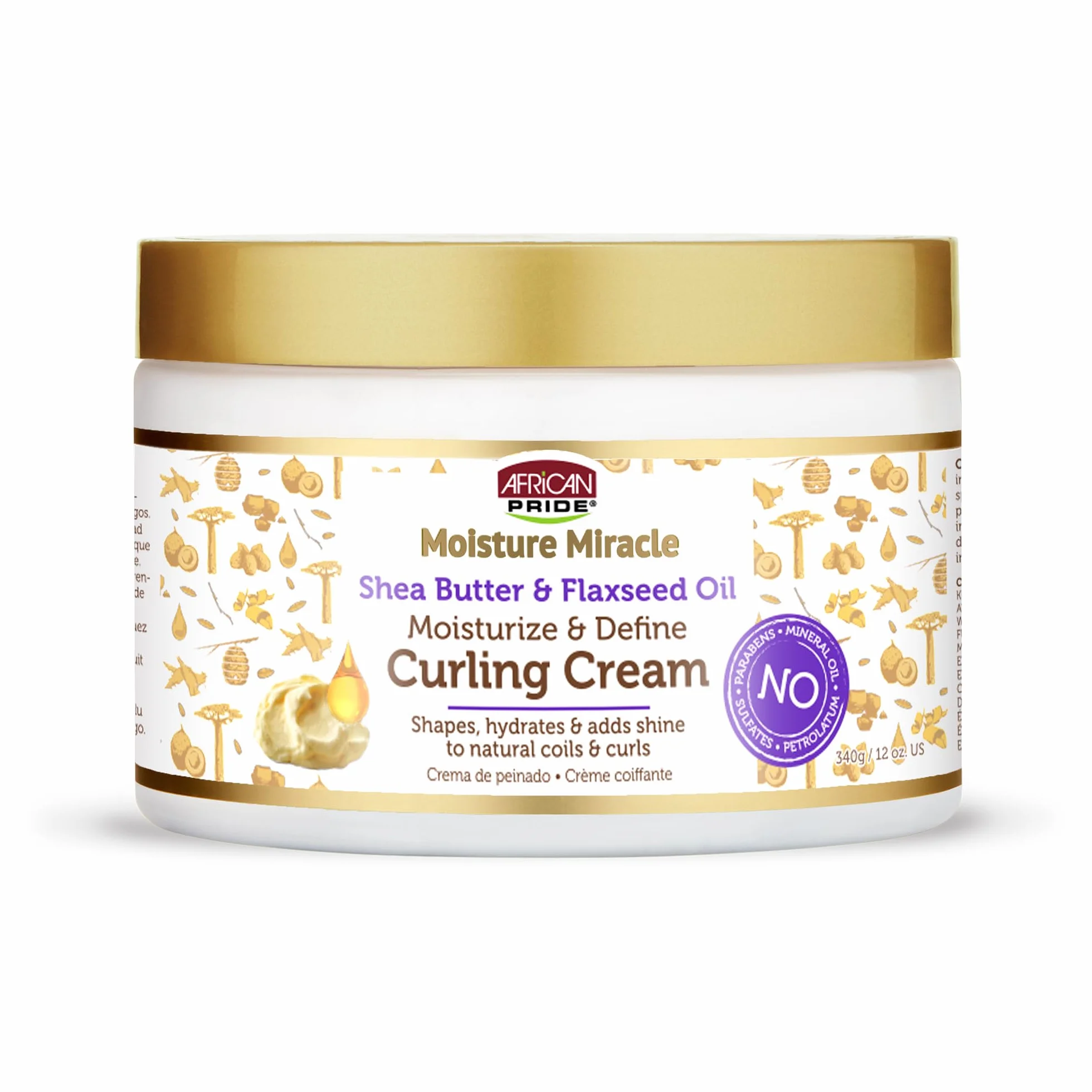African Pride Miracle Shea & Flex Curling Cream 12 Oz