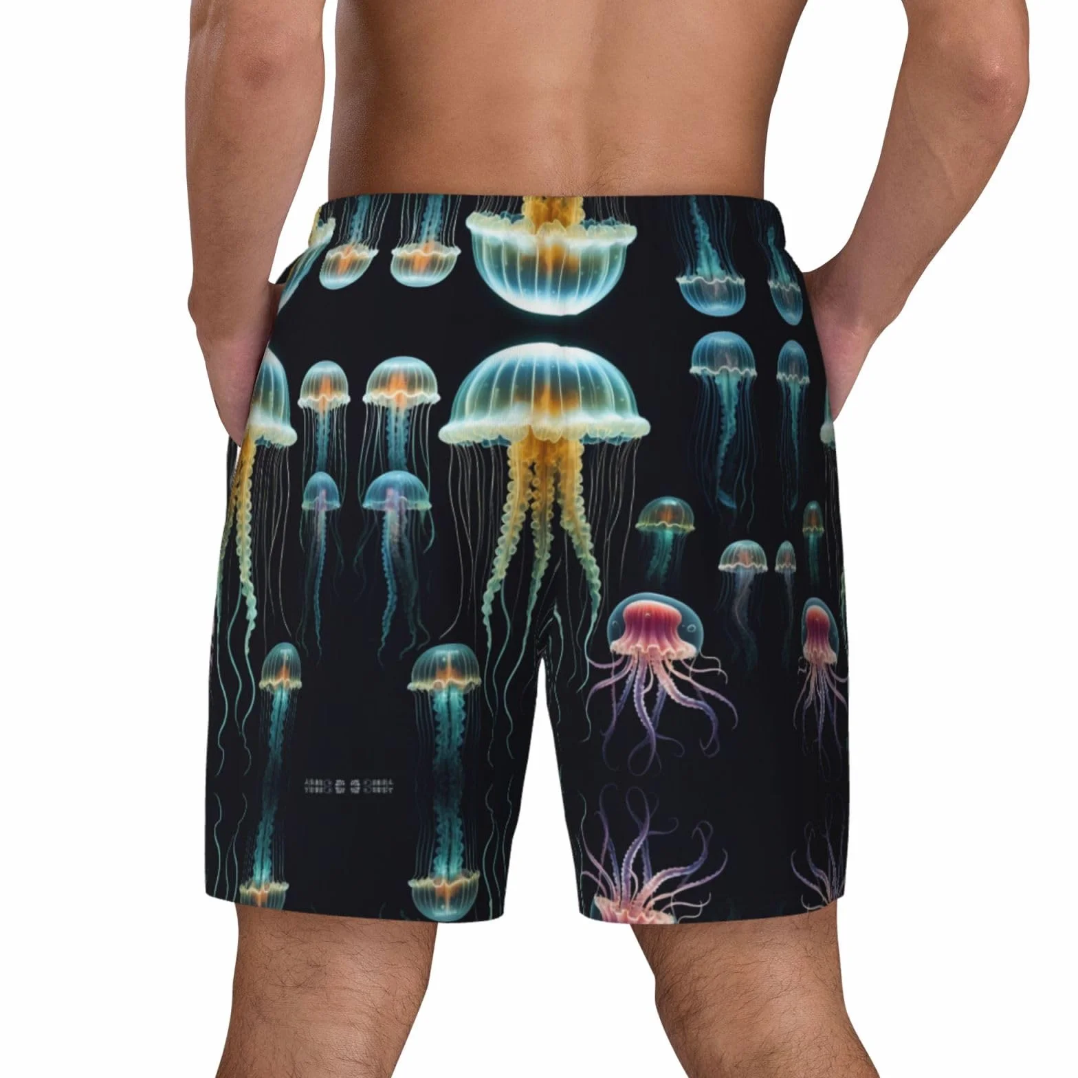 Meduza ocean nadruk męskie hawajskie szorty szybkoschnące kąpielówki surfing plaża wakacje letnia aktywność