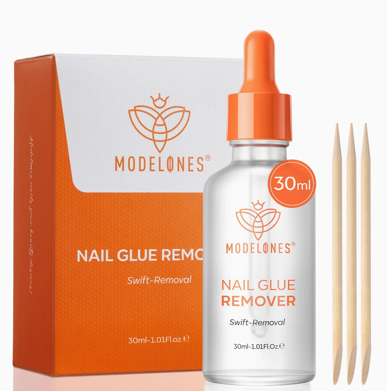 Modelones Środek do usuwania kleju do paznokci 30 ml
