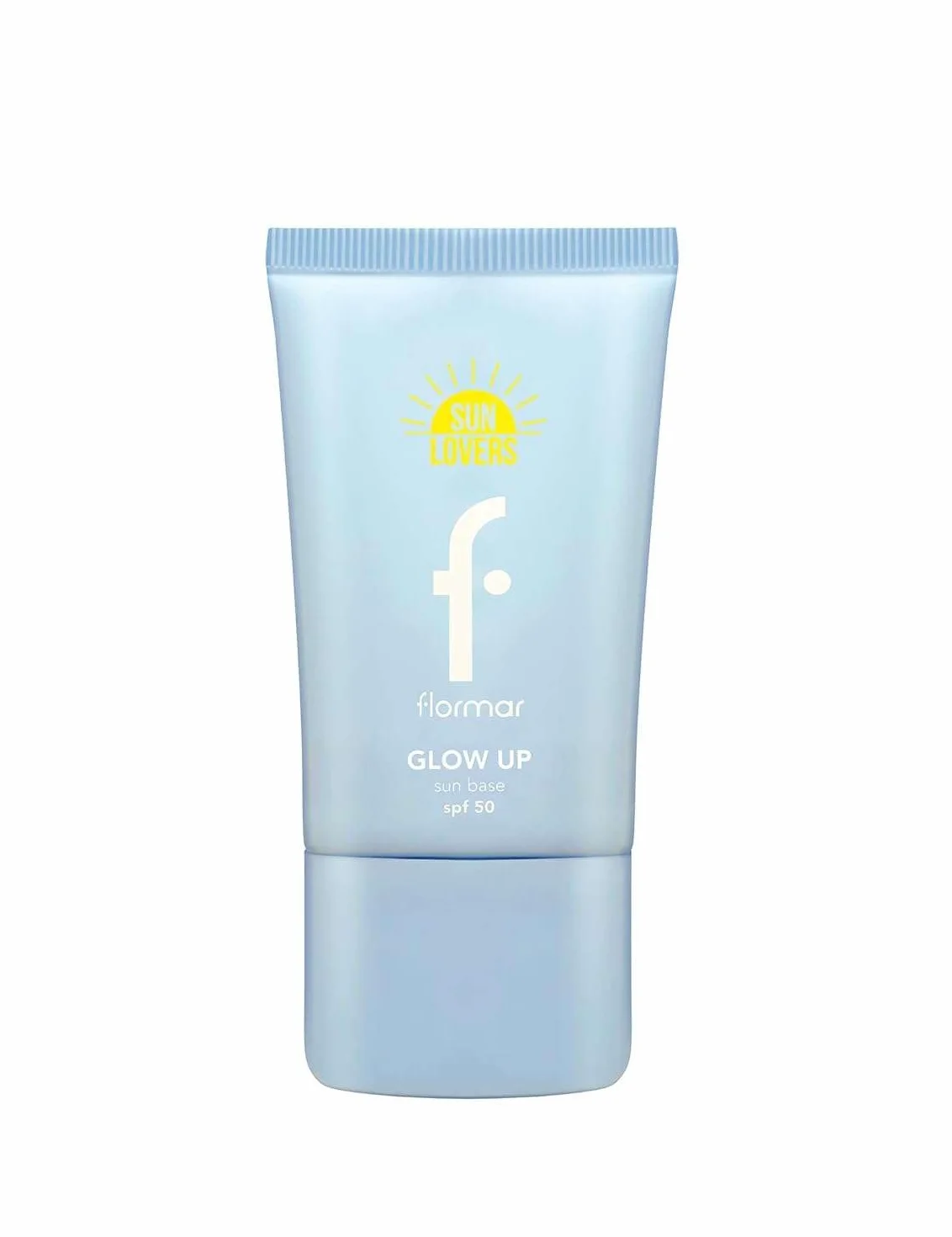 Flormar Sun Lovers Baza Ochronna SPF50 – nawilżająca, rozświetlające wykończenie – 84% składników naturalnych – baza pod makijaż z efektem glow