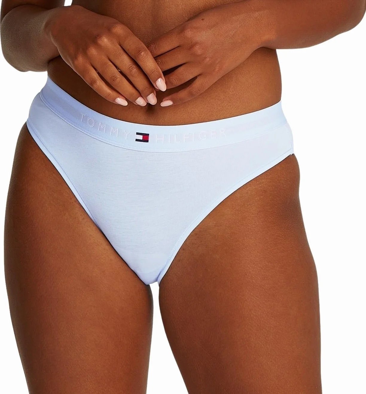 TOMMY HILFIGER Damski BIKINI UW0UW04145, niebieski, XL, Niebieski (słodki niebieski), XL